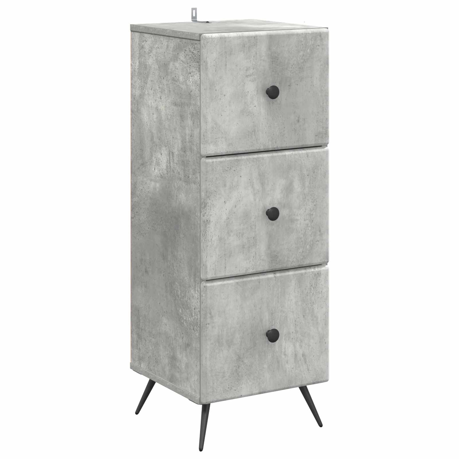 vidaXL Ladenkast Zwart 33 x 34,5 x 90 cm Bewerkt hout