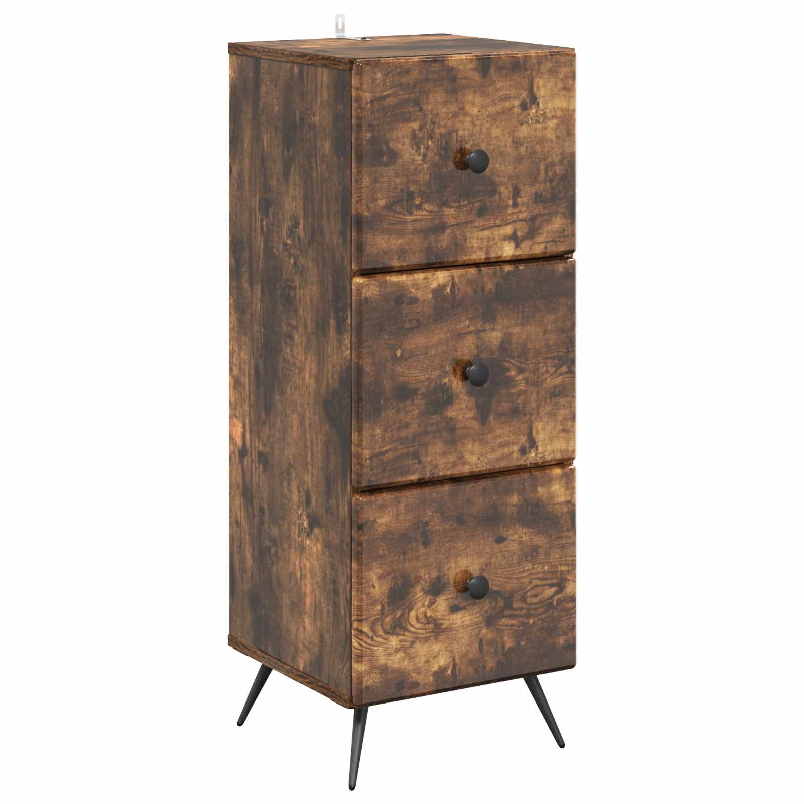 vidaXL Ladenkast Zwart 33 x 34,5 x 90 cm Bewerkt hout