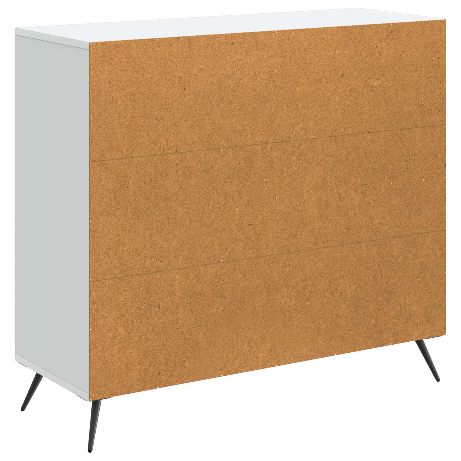 vidaXL Dressoir Zwart 89 x 34,5 x 80 cm Bewerkt hout