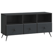 vidaXL TV-kast met lade Zwart 102 x 34,5 x 50 cm Bewerkt hout