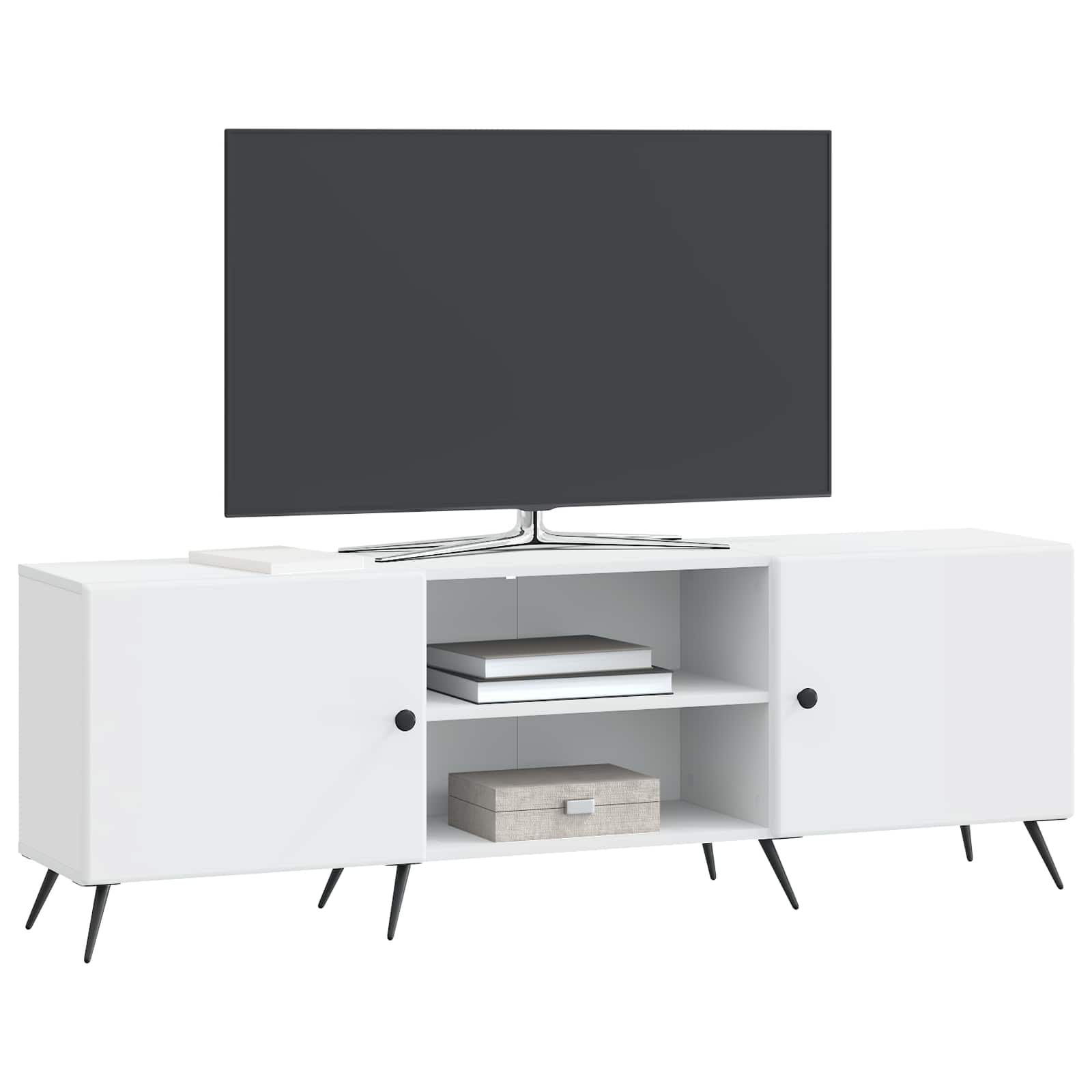 vidaXL TV-kast Zwart 150 x 31 x 50 cm Bewerkt hout