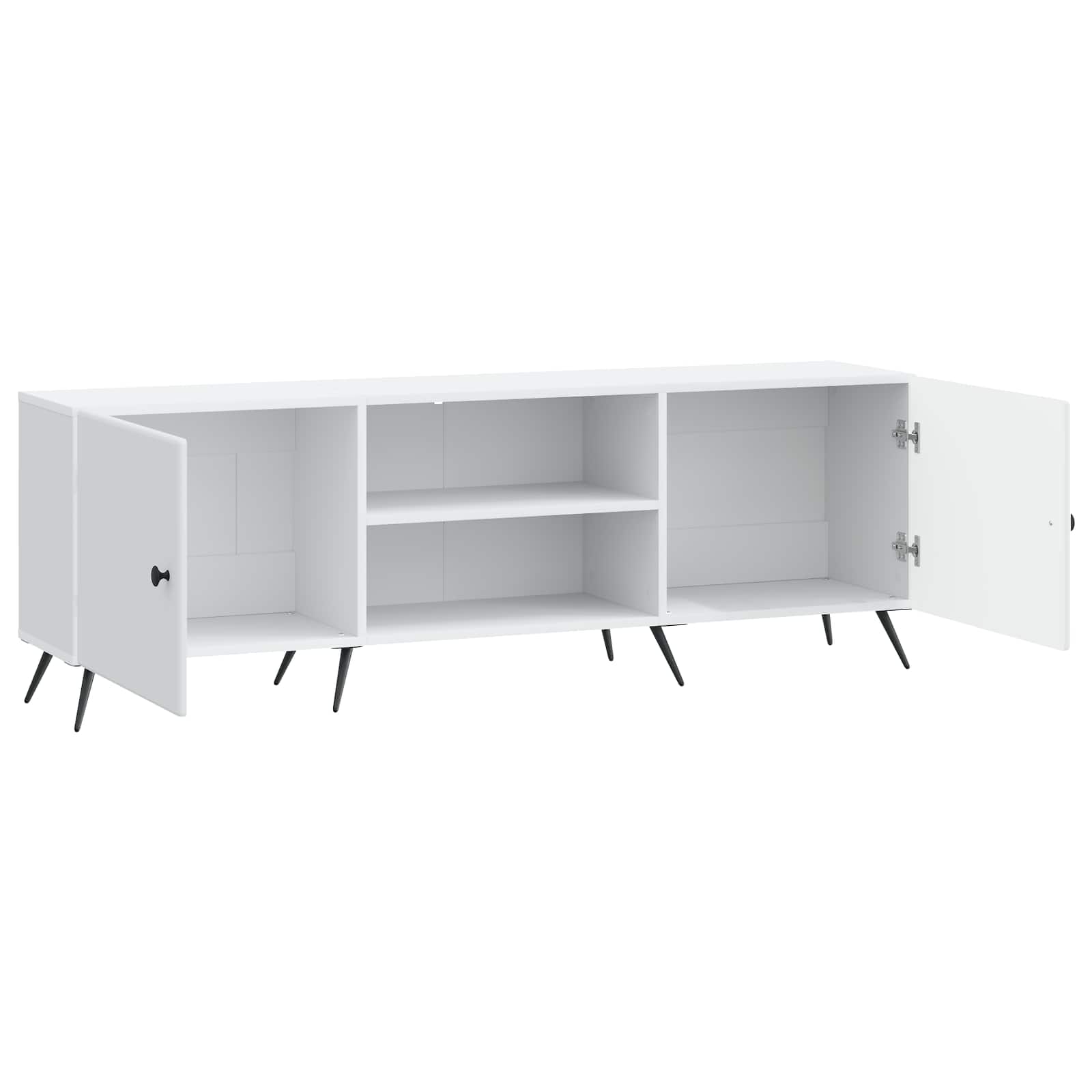 vidaXL TV-kast Zwart 150 x 31 x 50 cm Bewerkt hout