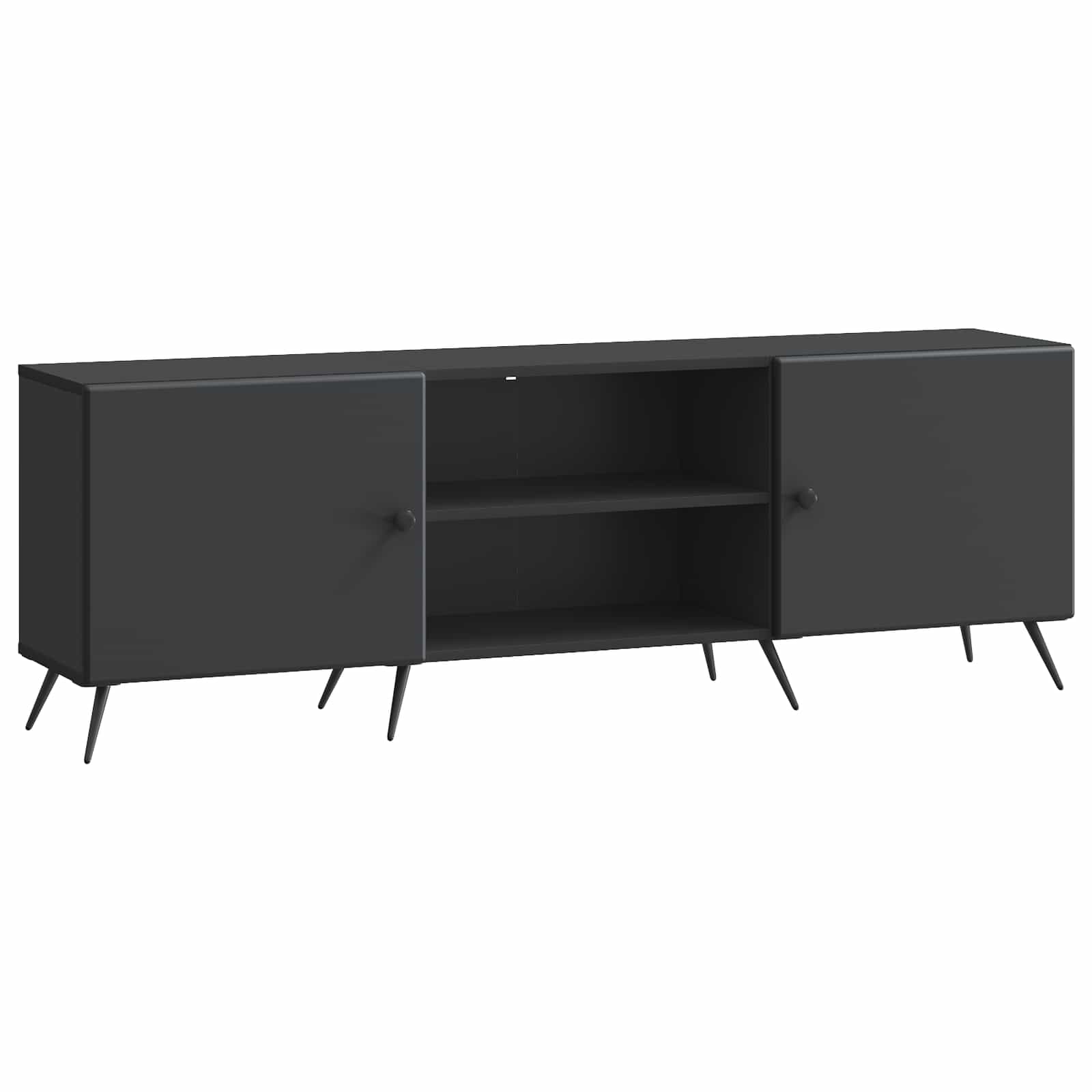 vidaXL TV-kast Zwart 150 x 31 x 50 cm Bewerkt hout