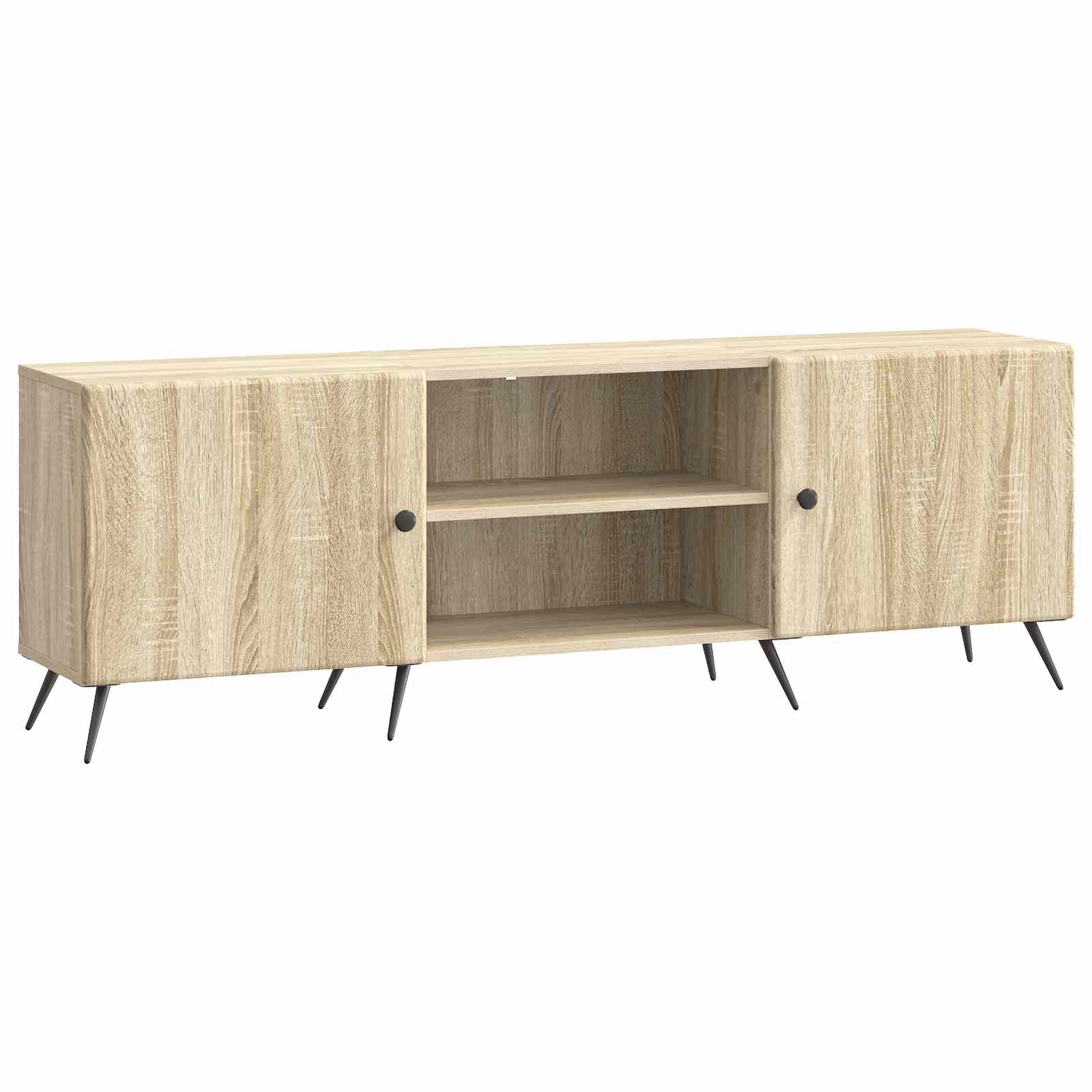 vidaXL TV-kast Zwart 150 x 31 x 50 cm Bewerkt hout