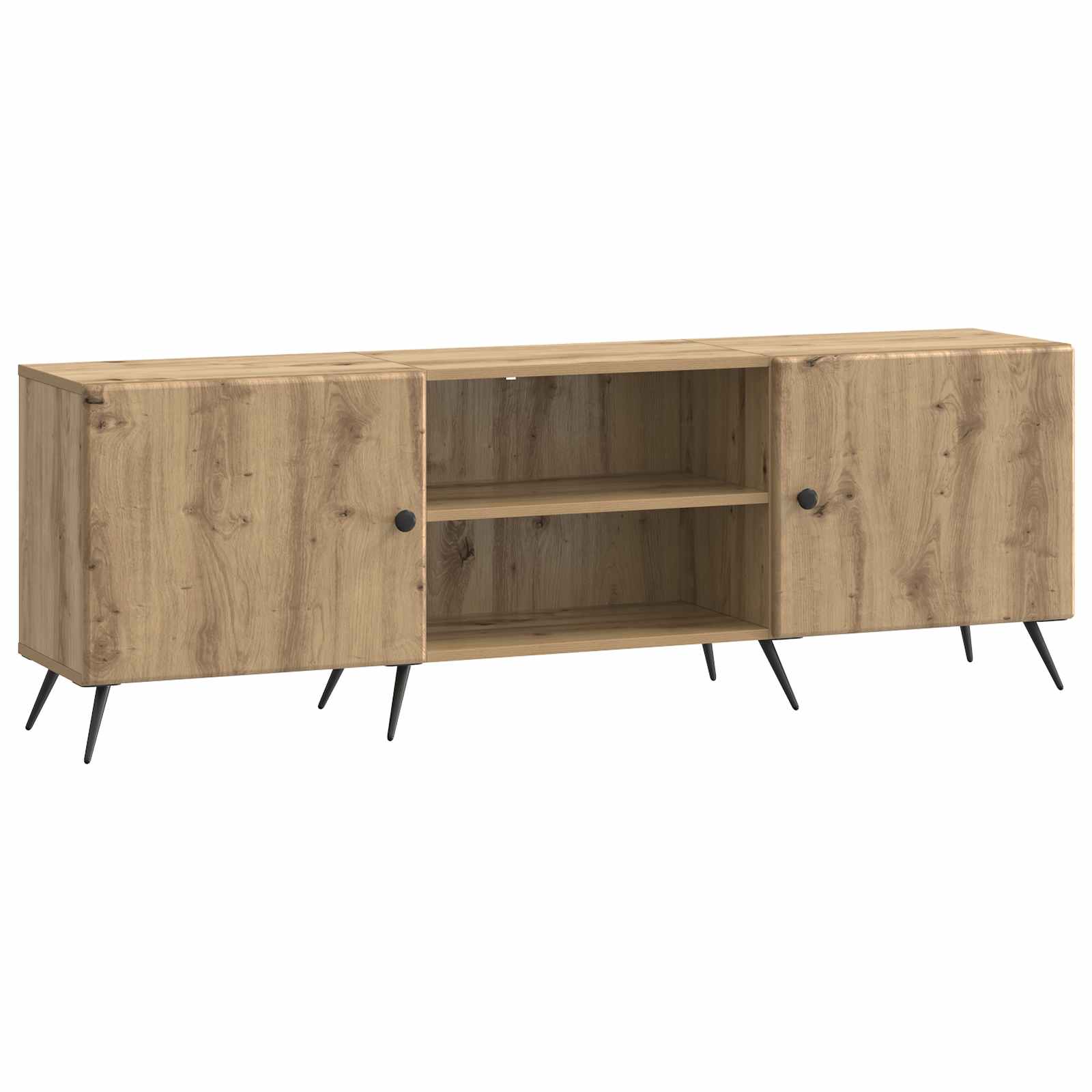 vidaXL TV-kast Zwart 150 x 31 x 50 cm Bewerkt hout