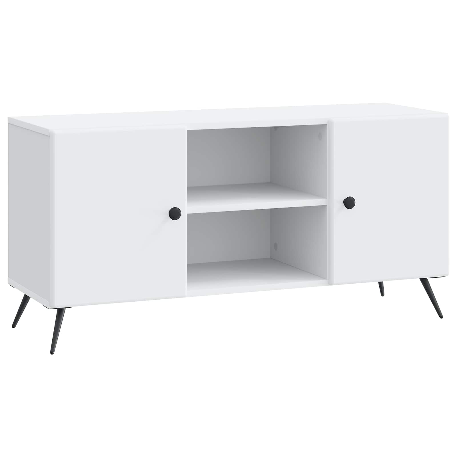 vidaXL TV-kast Zwart 102 x 34,5 x 50 cm Bewerkt hout