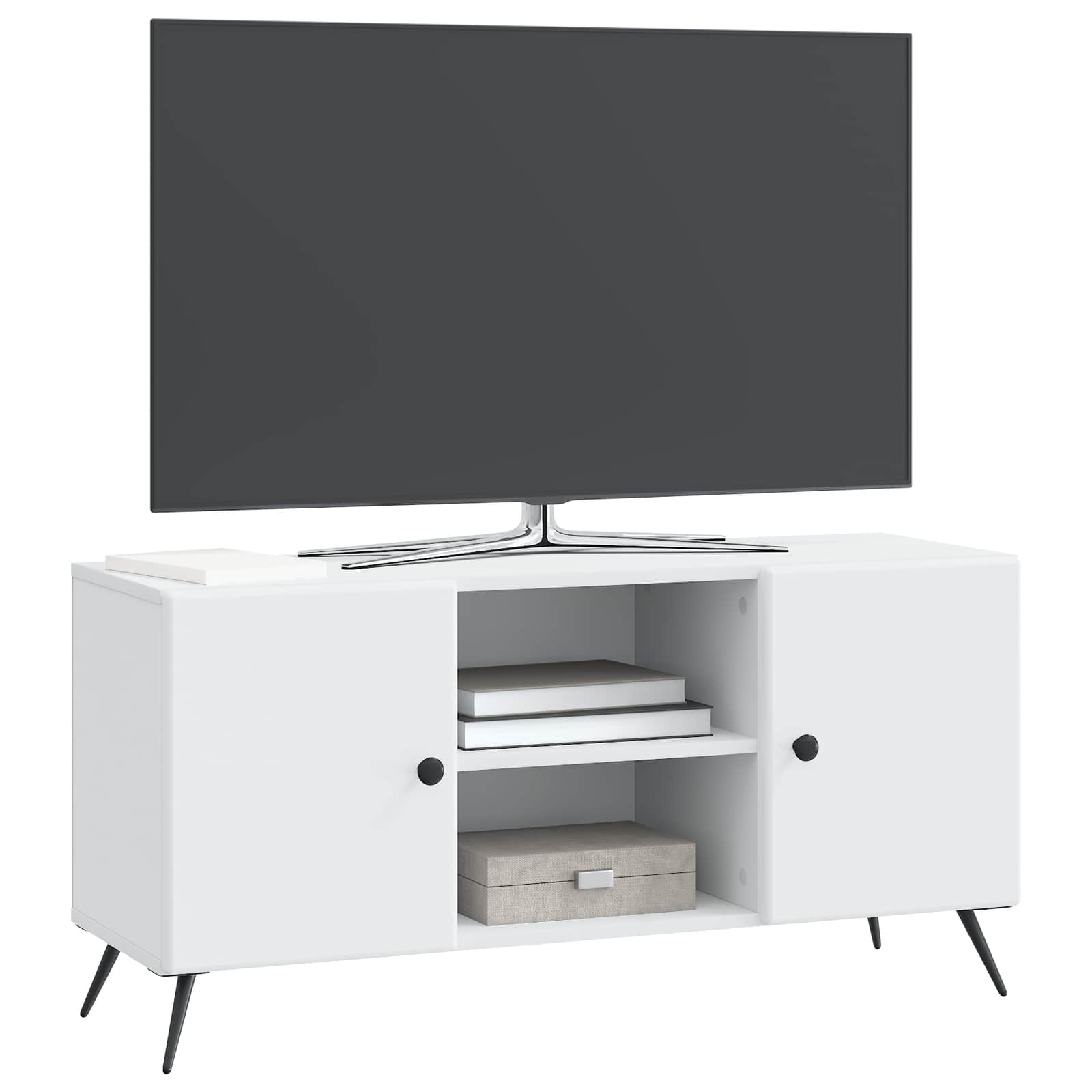 vidaXL TV-kast Zwart 102 x 34,5 x 50 cm Bewerkt hout