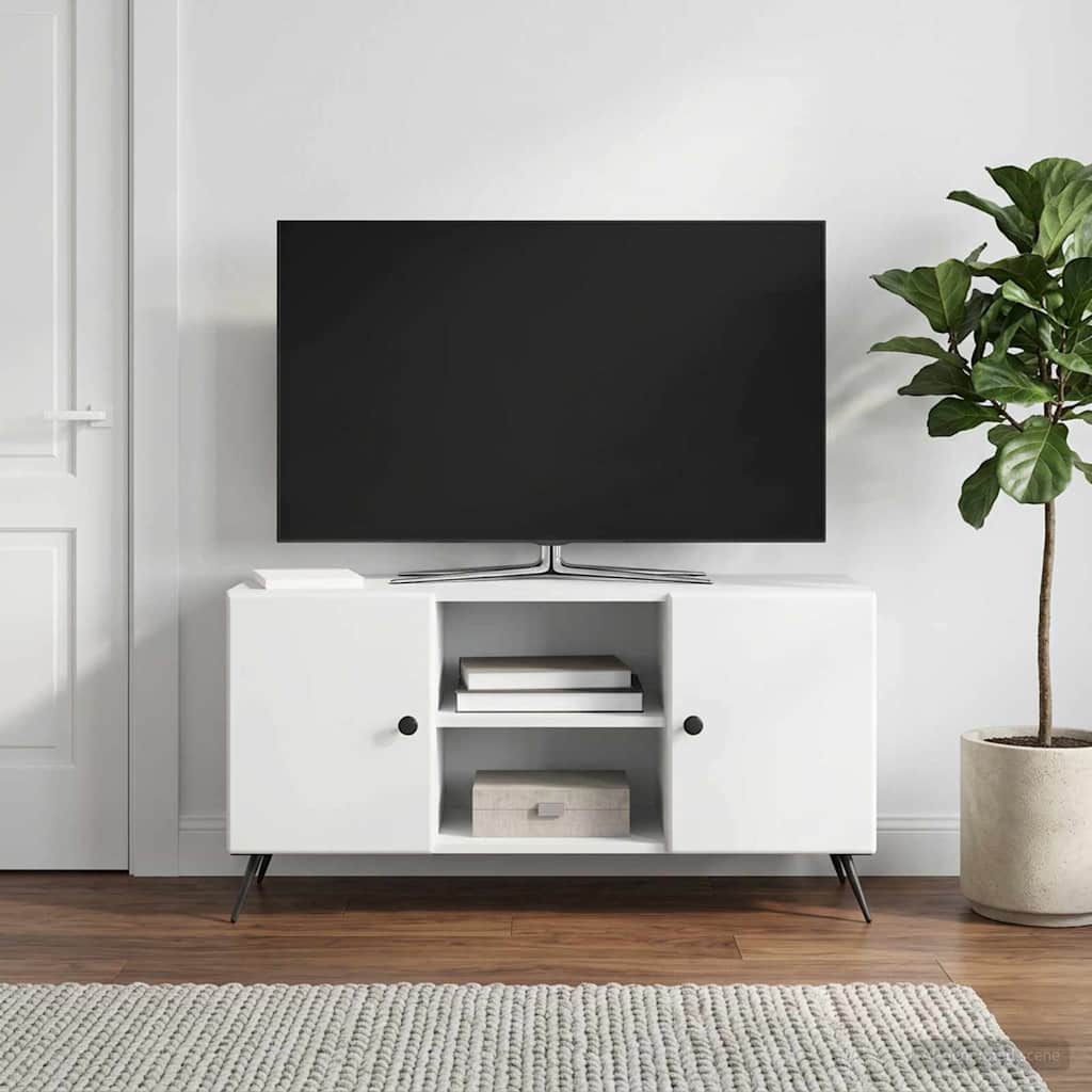 vidaXL TV-kast Zwart 102 x 34,5 x 50 cm Bewerkt hout