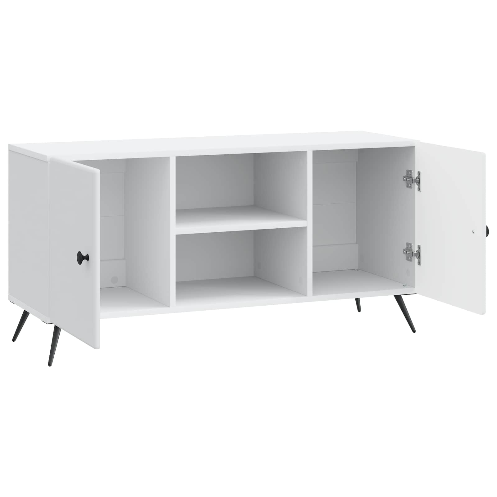 vidaXL TV-kast Zwart 102 x 34,5 x 50 cm Bewerkt hout