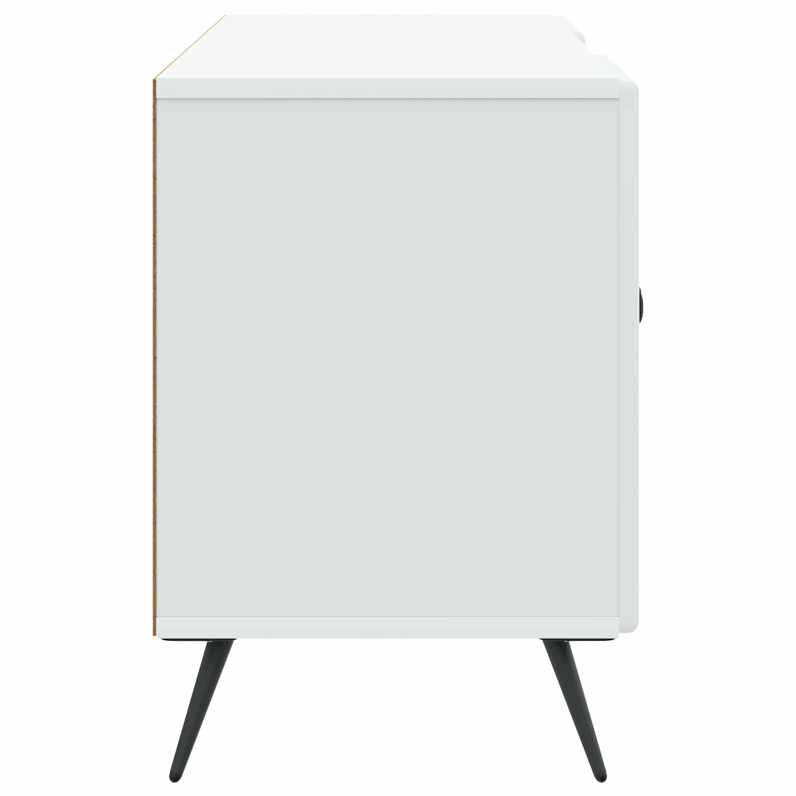 vidaXL TV-kast Zwart 102 x 34,5 x 50 cm Bewerkt hout