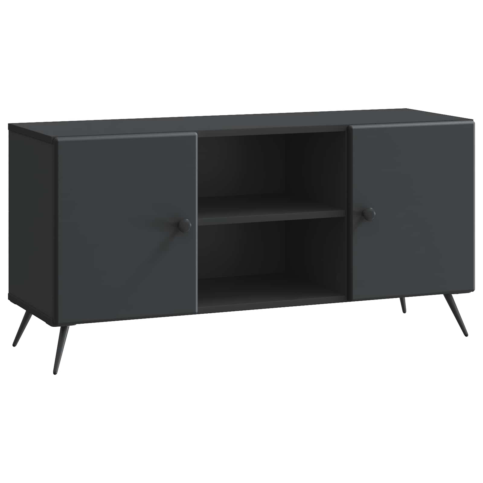 vidaXL TV-kast Zwart 102 x 34,5 x 50 cm Bewerkt hout
