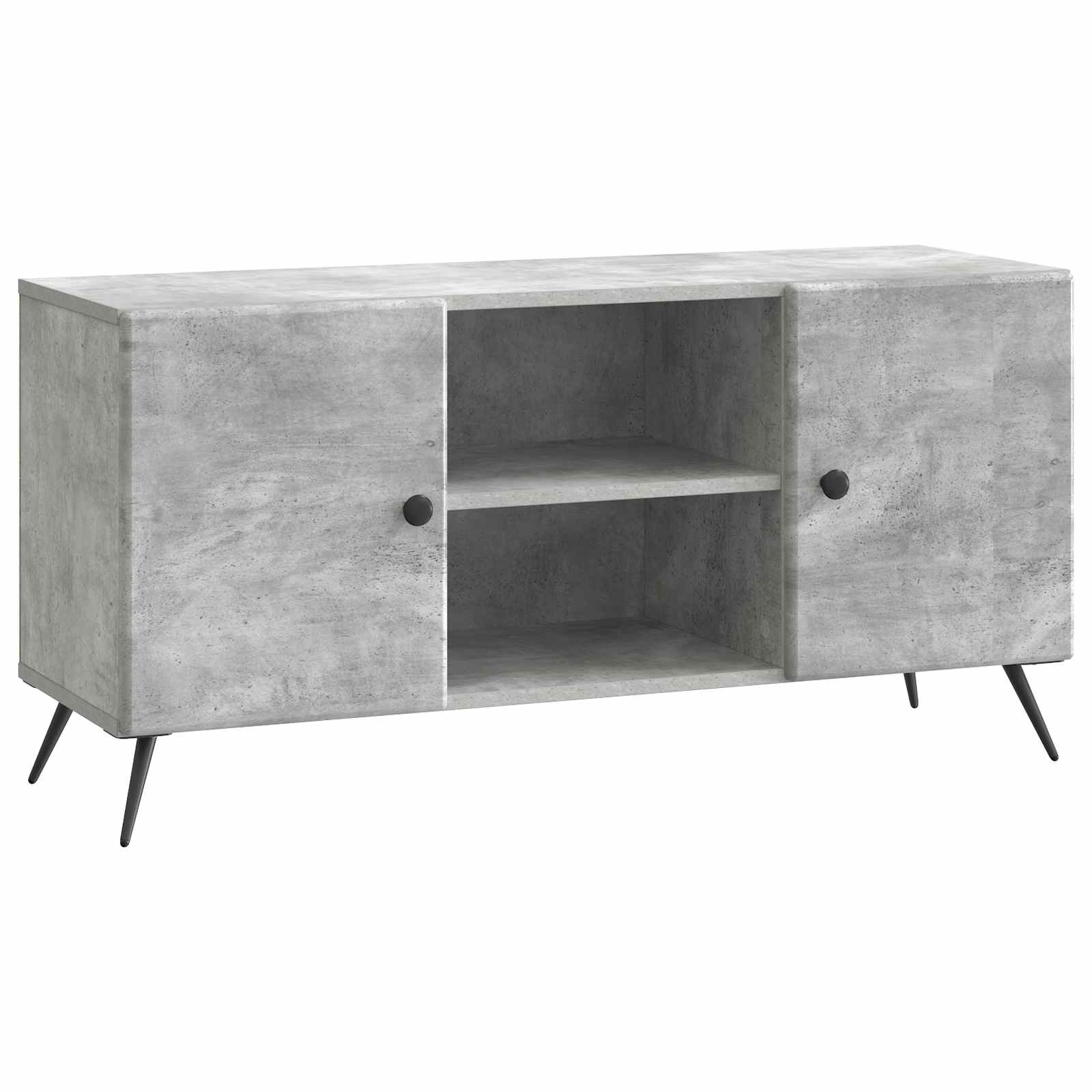 vidaXL TV-kast Zwart 102 x 34,5 x 50 cm Bewerkt hout