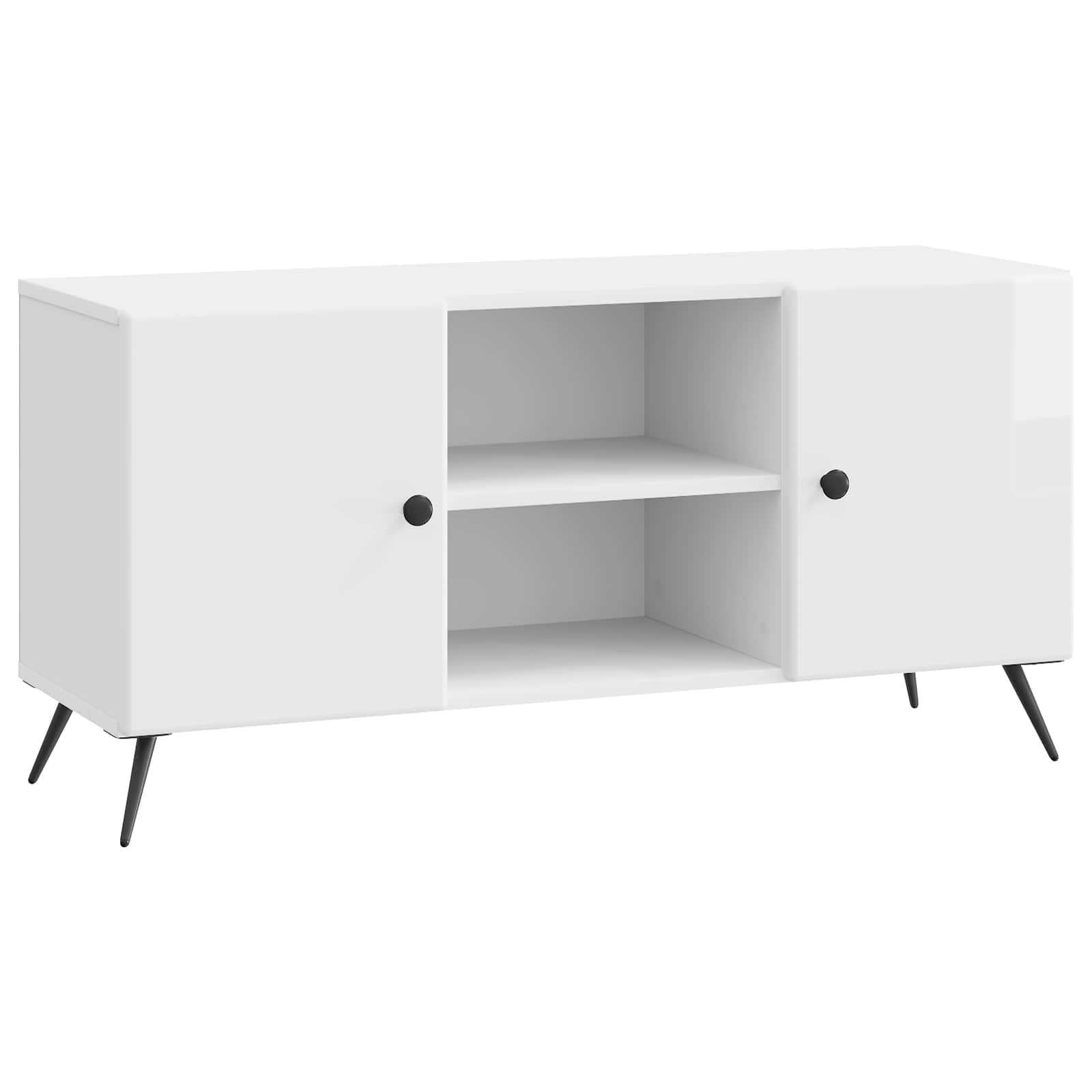 vidaXL TV-kast Zwart 102 x 34,5 x 50 cm Bewerkt hout