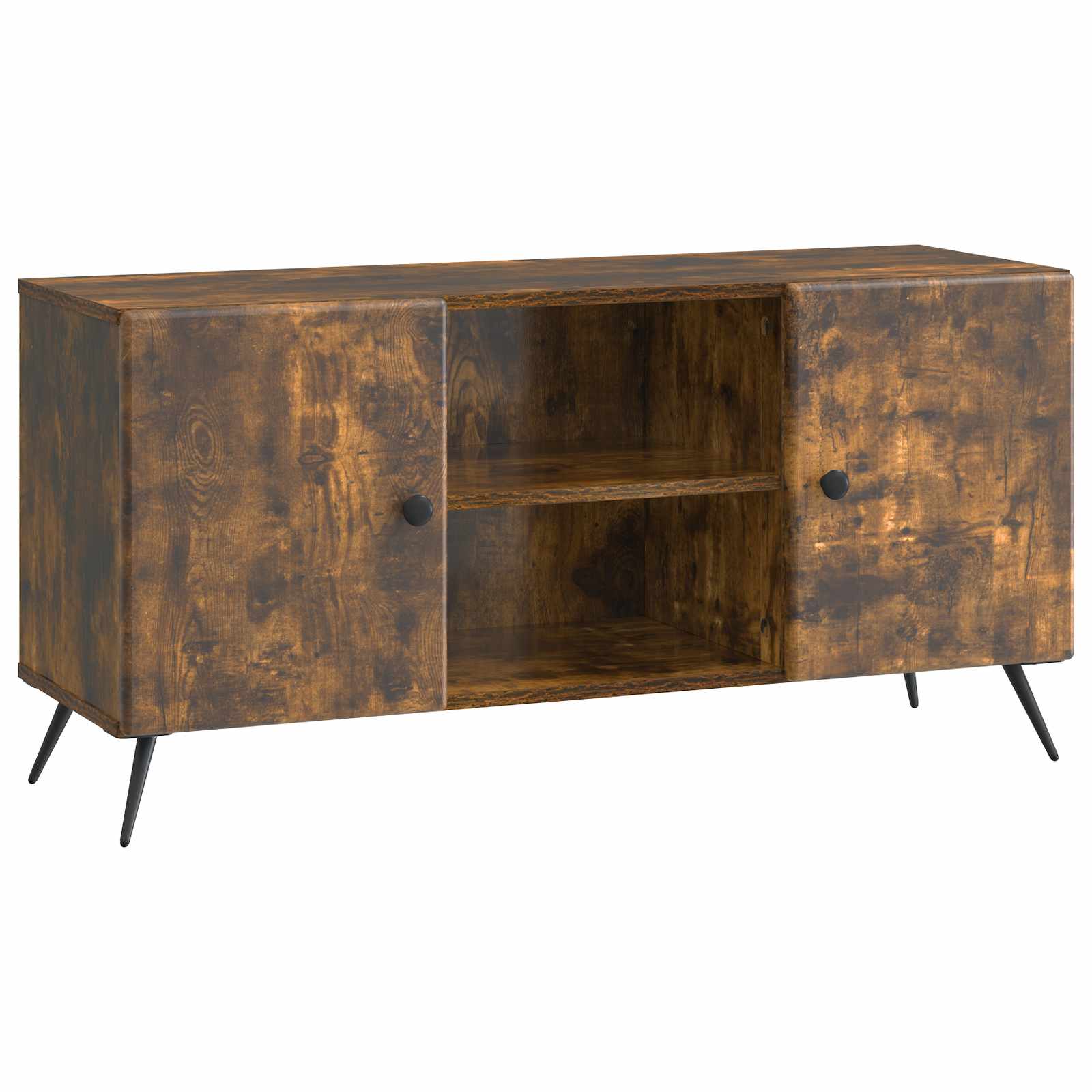 vidaXL TV-kast Zwart 102 x 34,5 x 50 cm Bewerkt hout