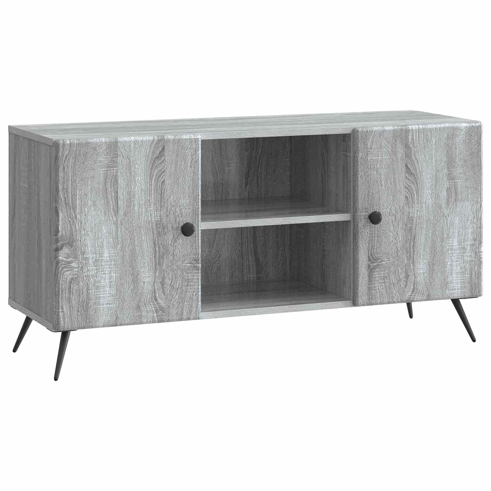 vidaXL TV-kast Zwart 102 x 34,5 x 50 cm Bewerkt hout