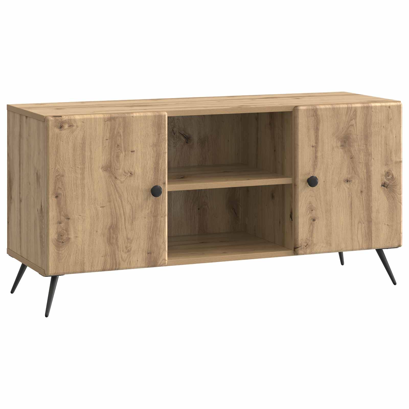 vidaXL TV-kast Zwart 102 x 34,5 x 50 cm Bewerkt hout