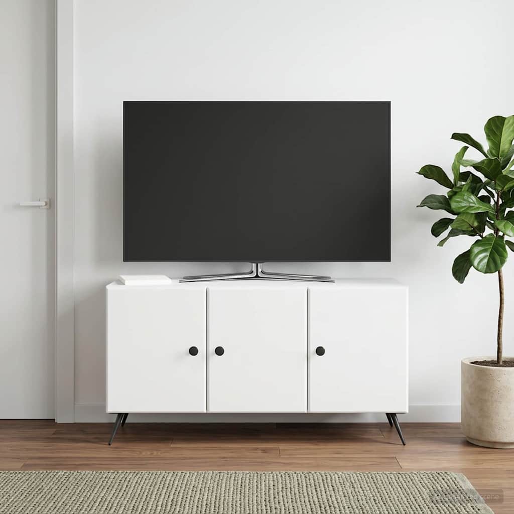 vidaXL TV-kast Zwart 99 x 34,5 x 50 cm Bewerkt hout