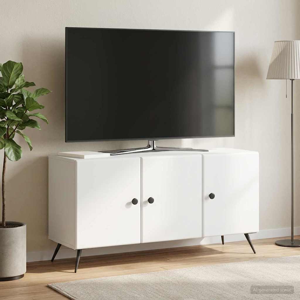 vidaXL TV-kast Zwart 99 x 34,5 x 50 cm Bewerkt hout