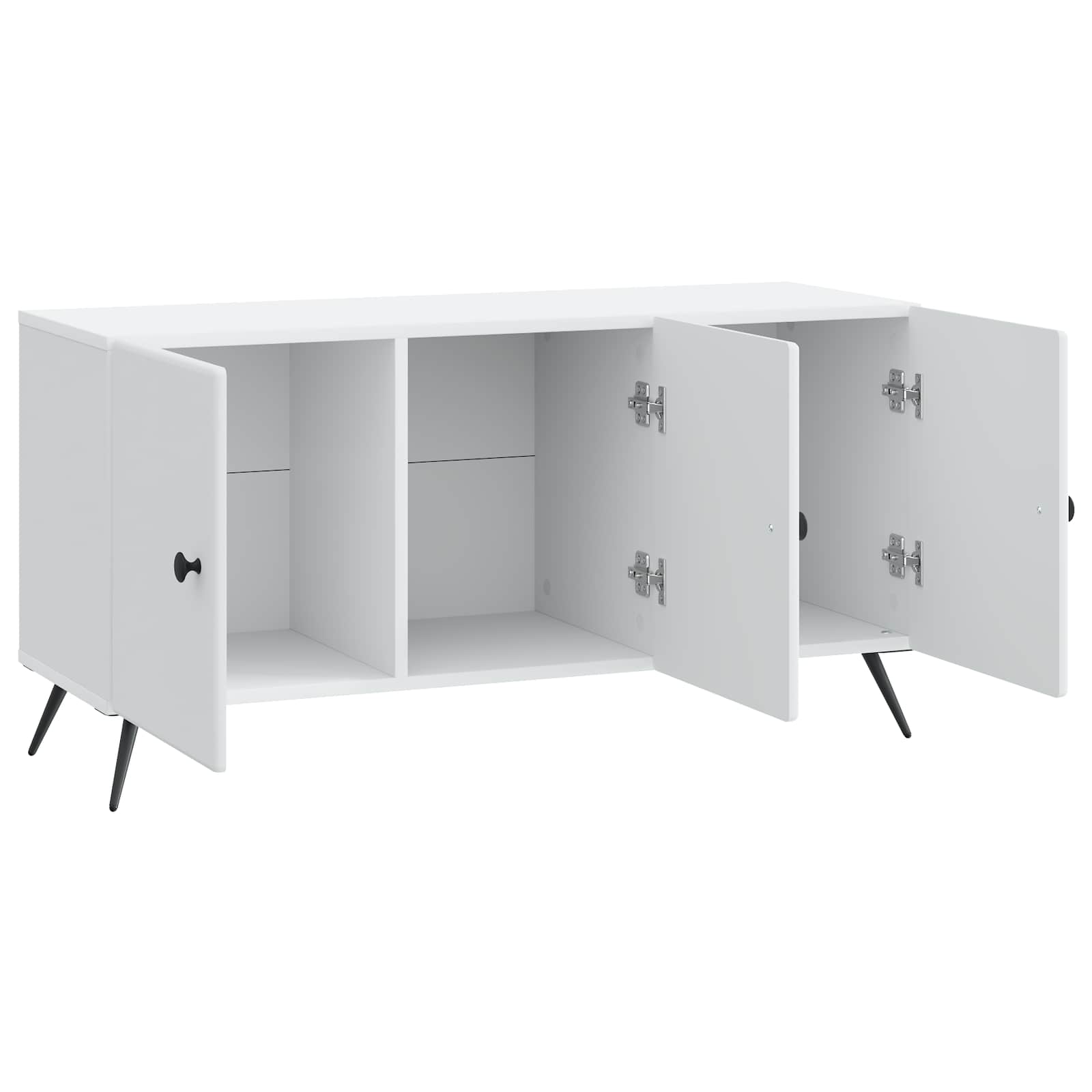 vidaXL TV-kast Zwart 99 x 34,5 x 50 cm Bewerkt hout