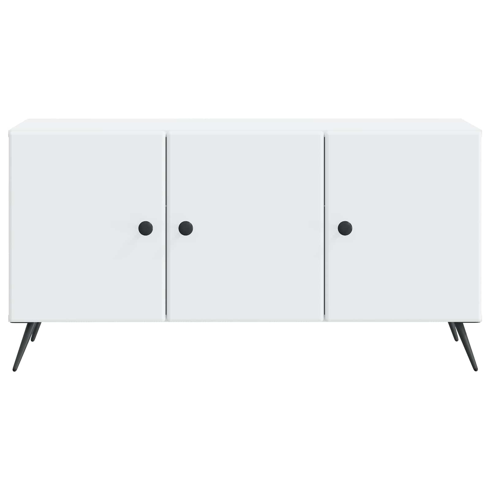 vidaXL TV-kast Zwart 99 x 34,5 x 50 cm Bewerkt hout