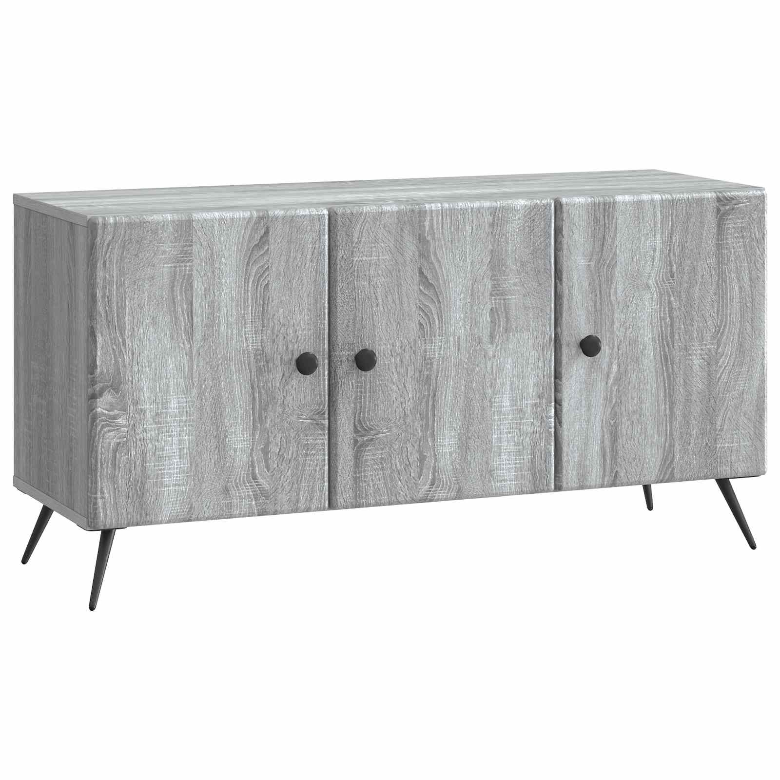 vidaXL TV-kast Zwart 99 x 34,5 x 50 cm Bewerkt hout