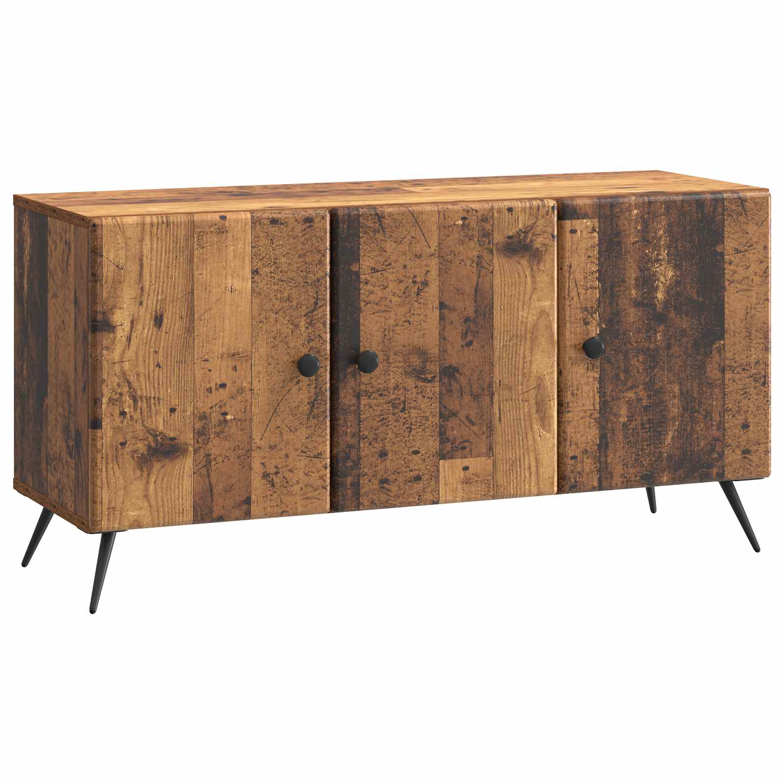 vidaXL TV-kast Zwart 99 x 34,5 x 50 cm Bewerkt hout