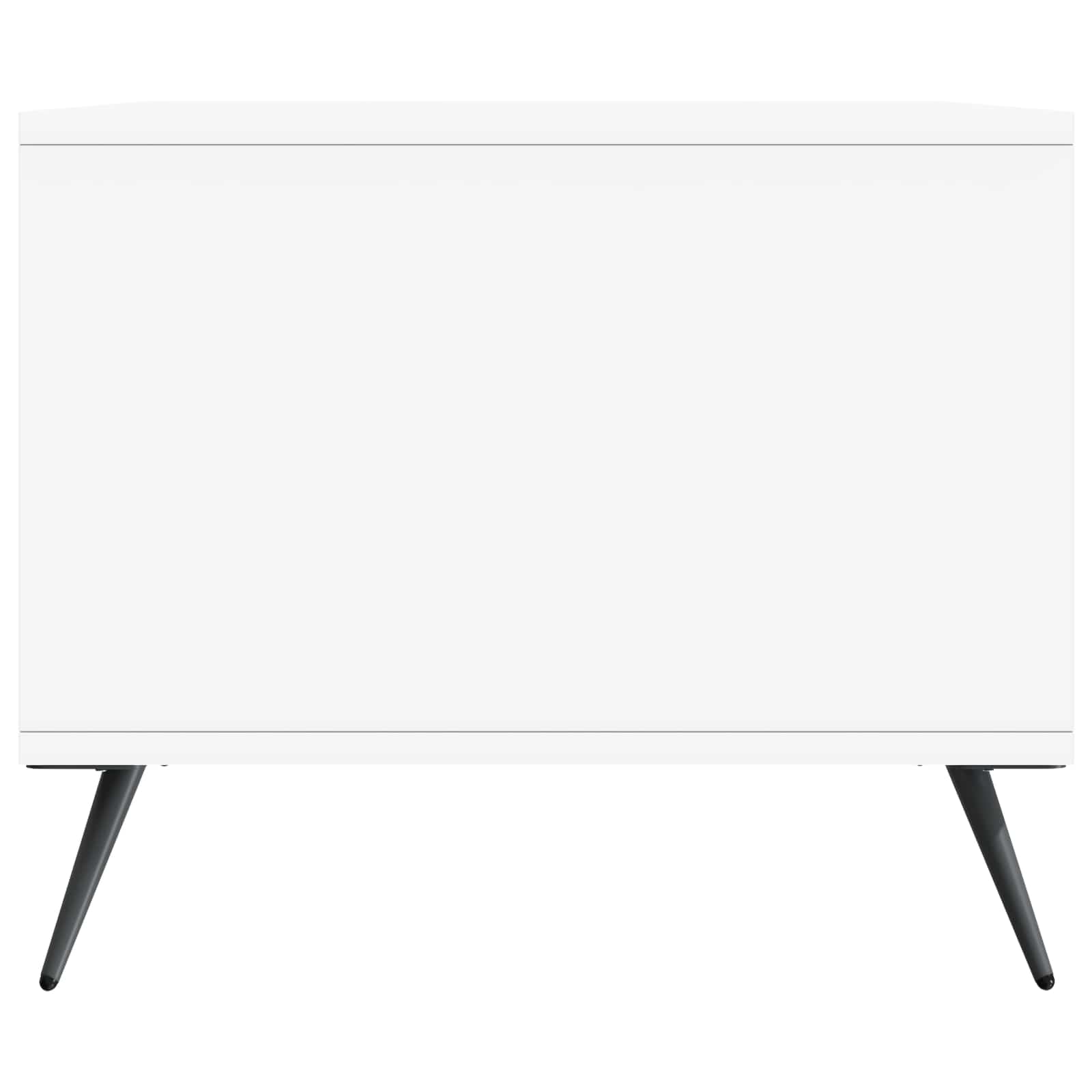 vidaXL Salontafel Zwart 90 x 50 x 40 cm Bewerkt hout