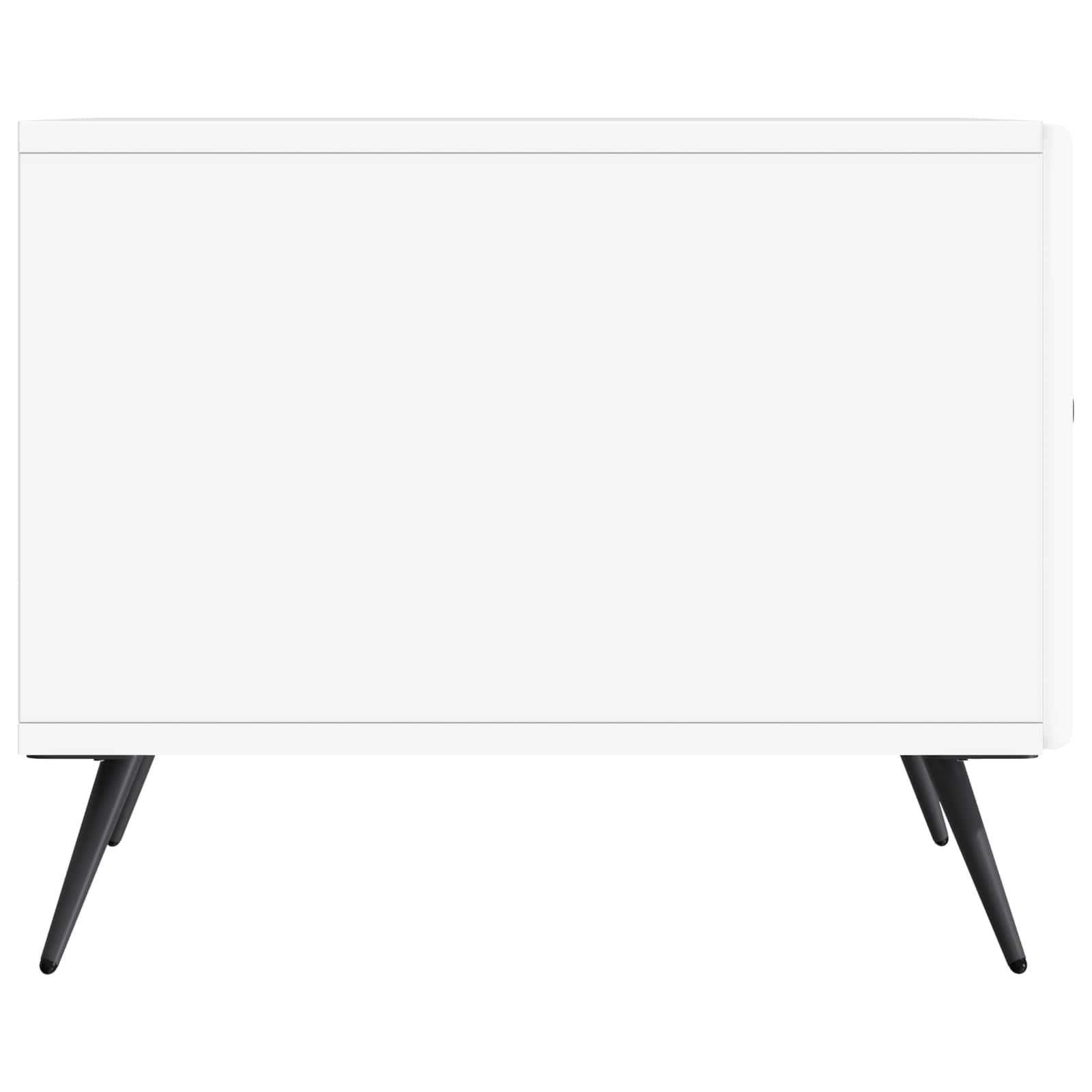 vidaXL Salontafel met lade Zwart 49 x 50 x 40 cm Bewerkt hout