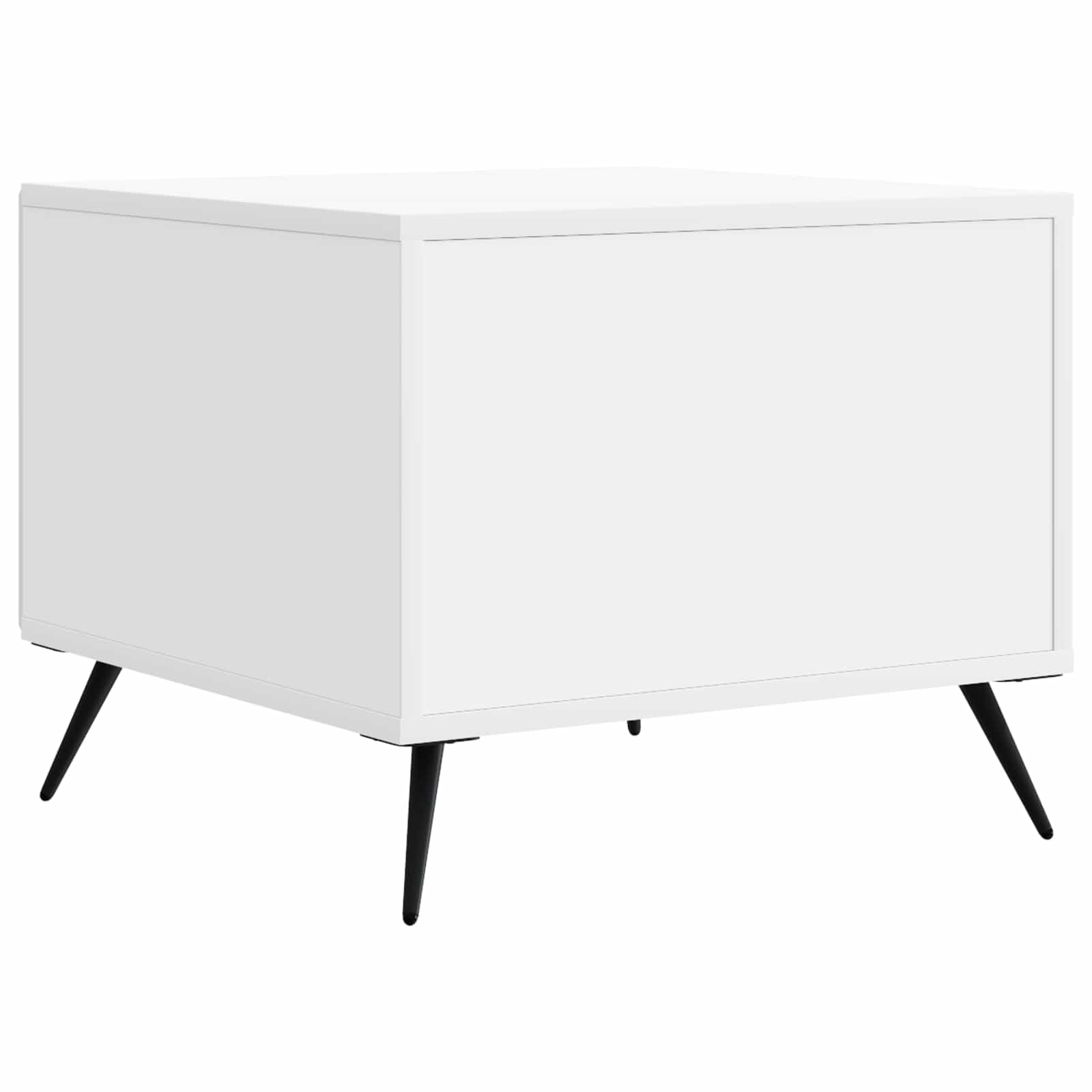 vidaXL Salontafel met lade Zwart 49 x 50 x 40 cm Bewerkt hout