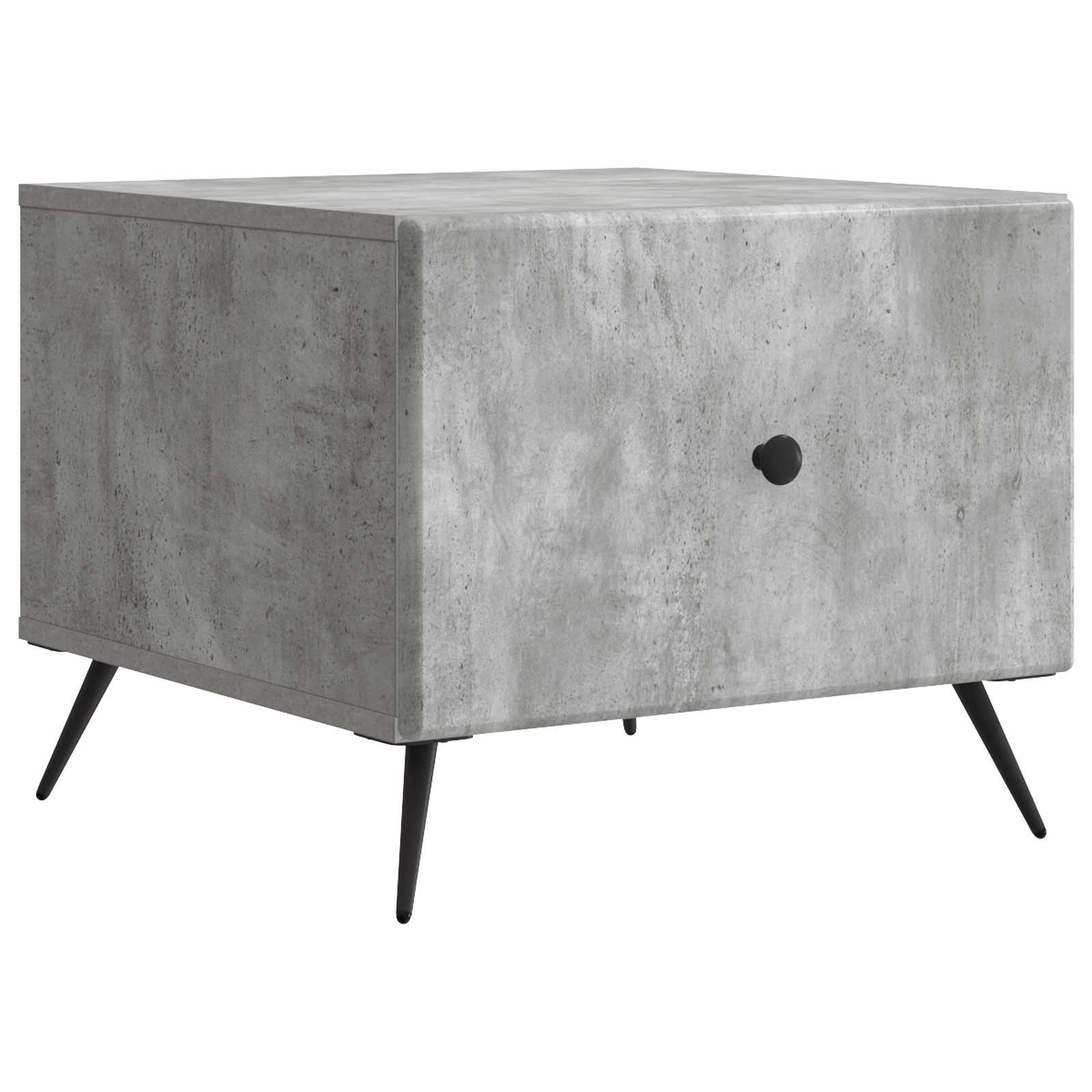 vidaXL Salontafel met lade Zwart 49 x 50 x 40 cm Bewerkt hout