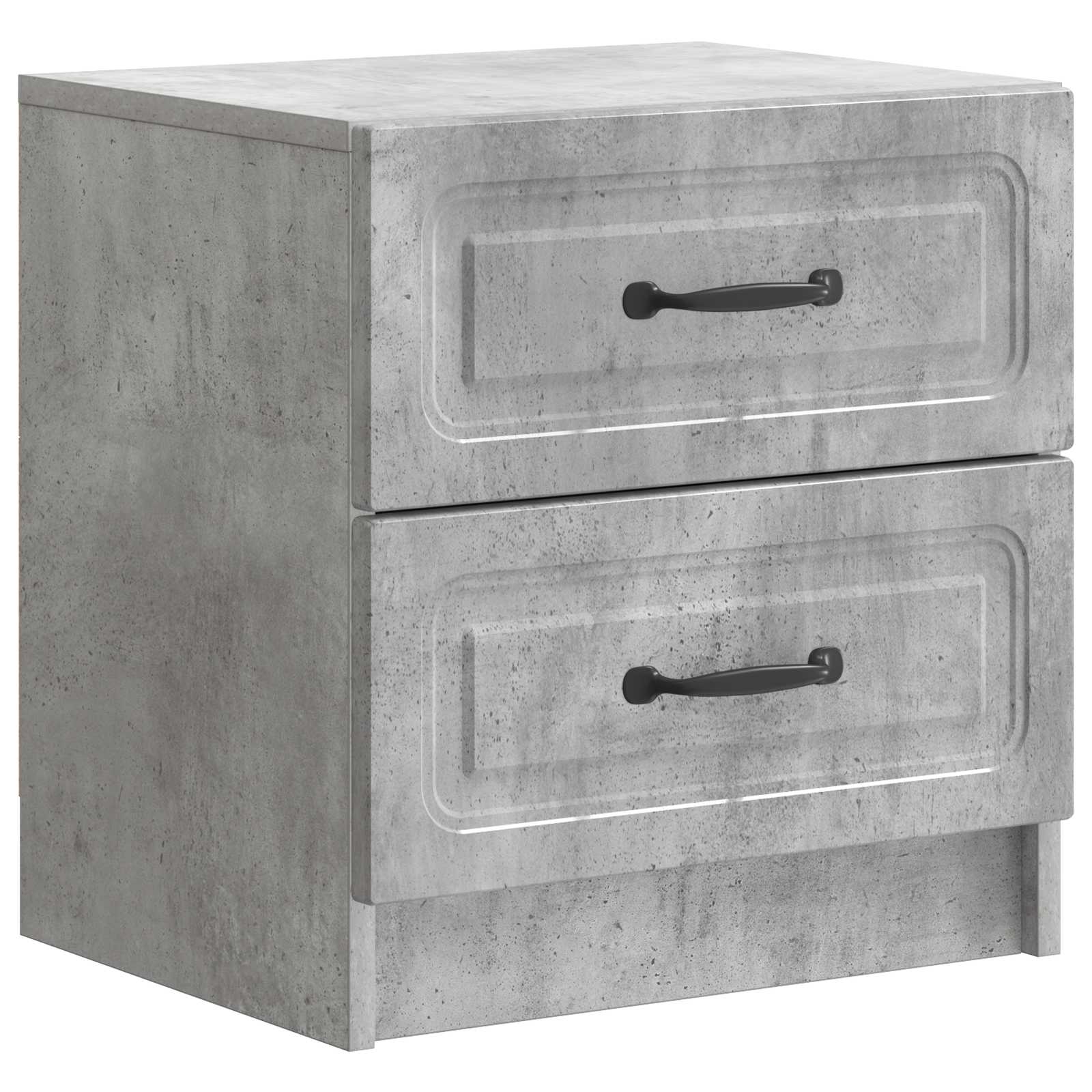 vidaXL Nachtkastje met lade 2 pcs Wit 43 x 34,5 x 44,5 cm Bewerkt hout