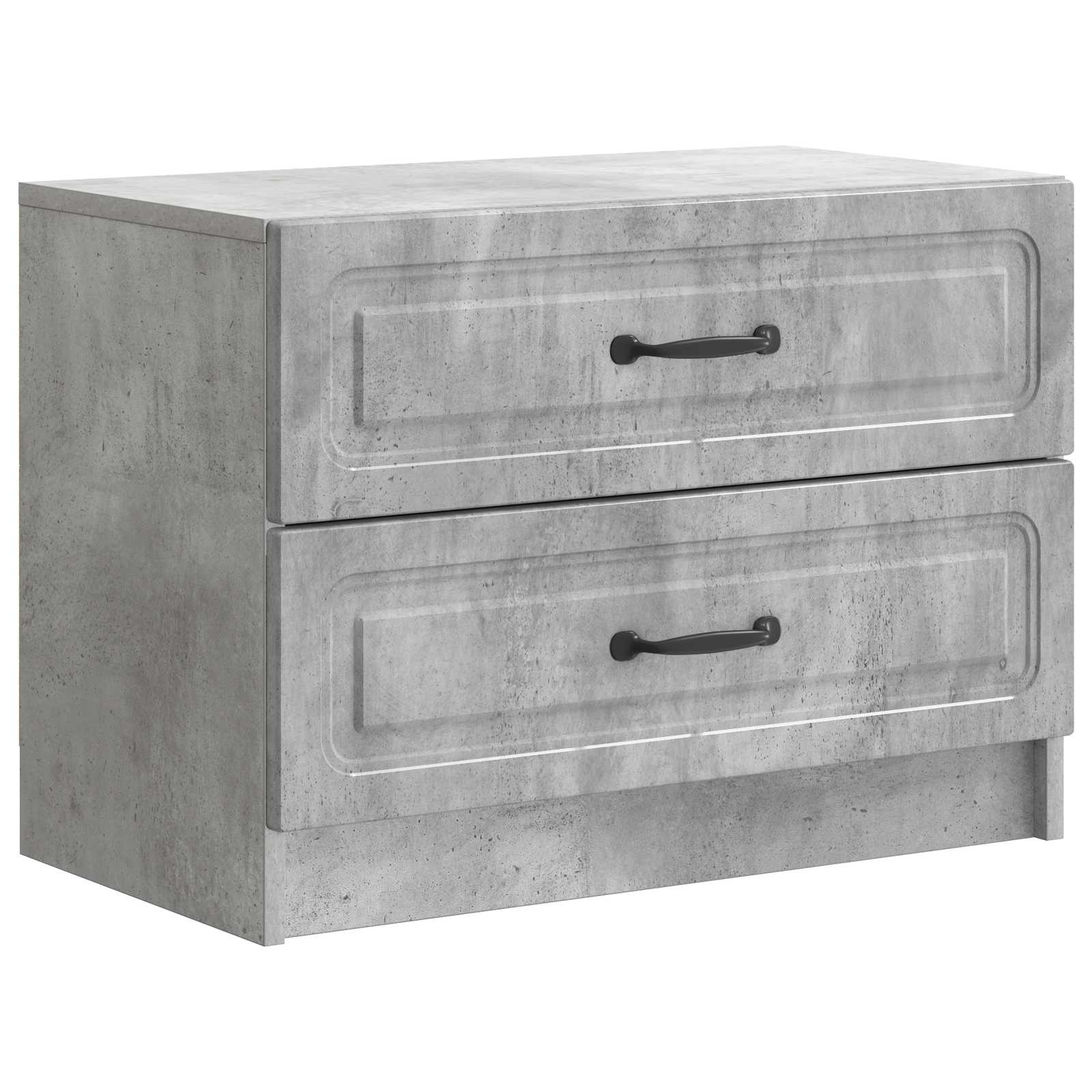 vidaXL Nachtkastje met lade Zwart 62 x 34,5 x 44,5 cm Bewerkt hout