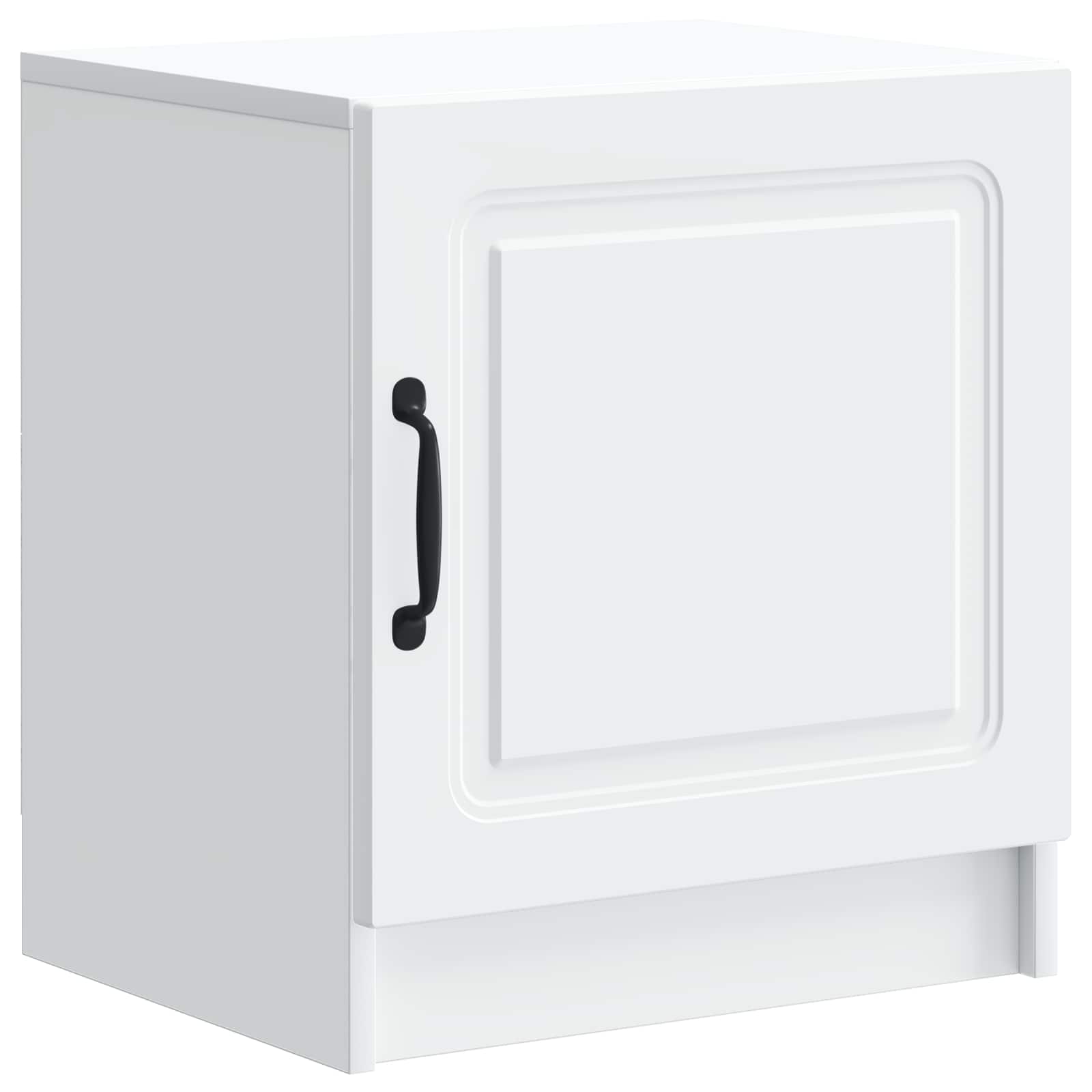 vidaXL Nachtkastje 2 pcs Wit 43 x 34,5 x 47 cm Bewerkt hout