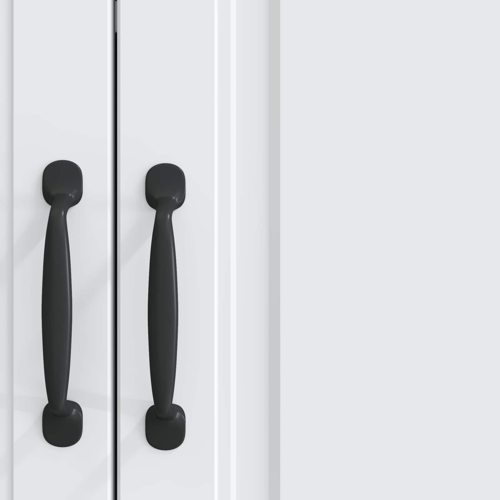 vidaXL Dressoir Zwart 66 x 34,5 x 87 cm Bewerkt hout
