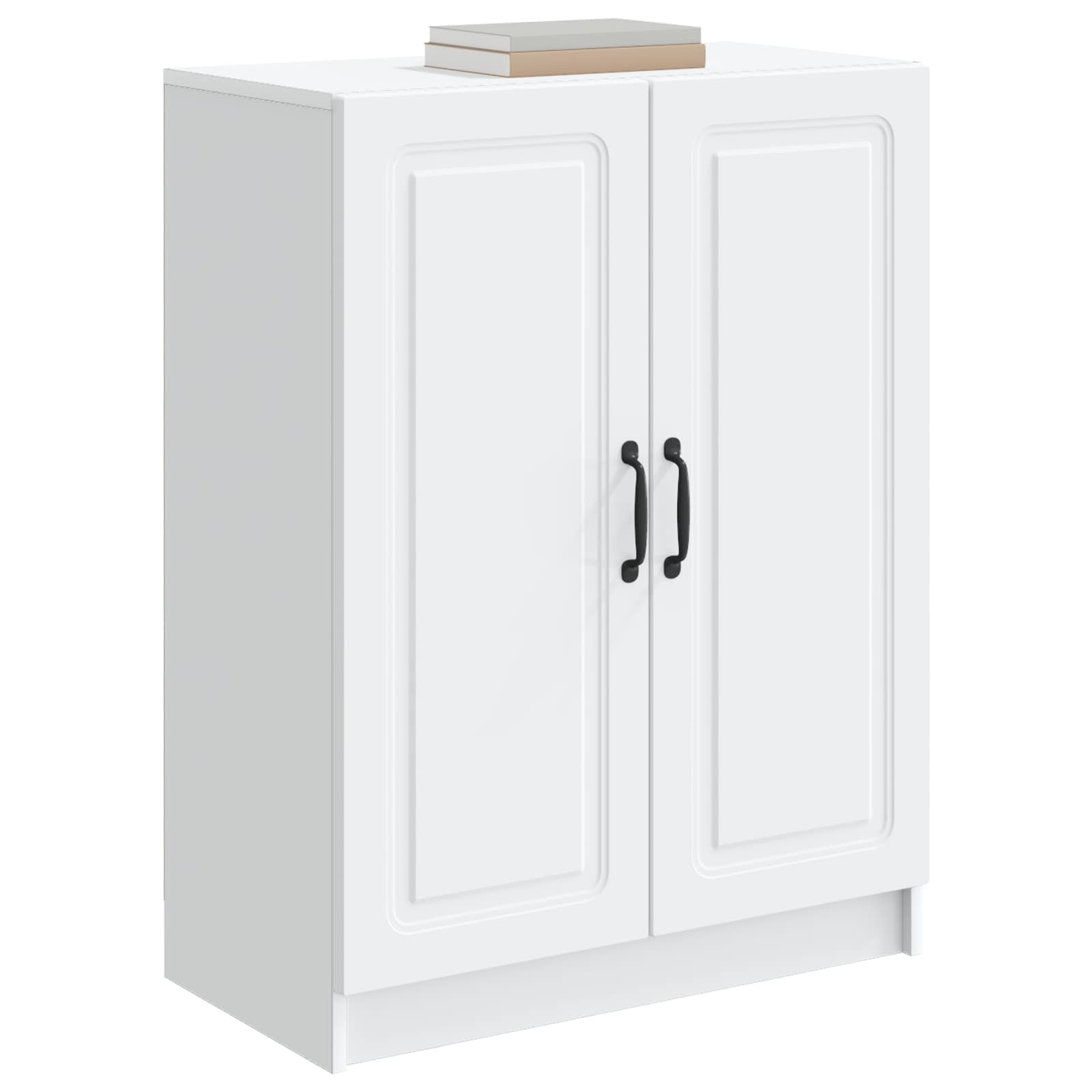 vidaXL Dressoir Zwart 66 x 34,5 x 87 cm Bewerkt hout