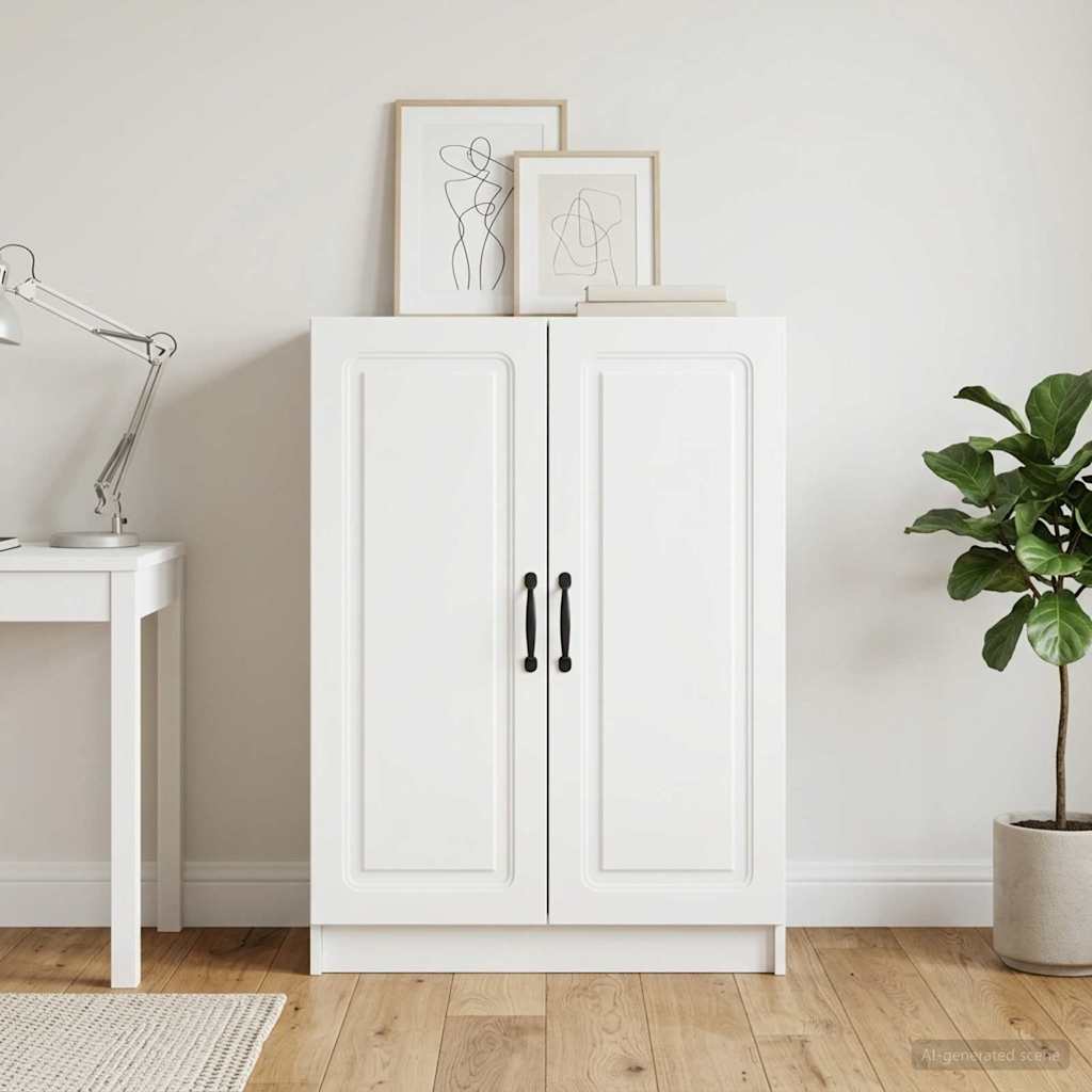 vidaXL Dressoir Zwart 66 x 34,5 x 87 cm Bewerkt hout
