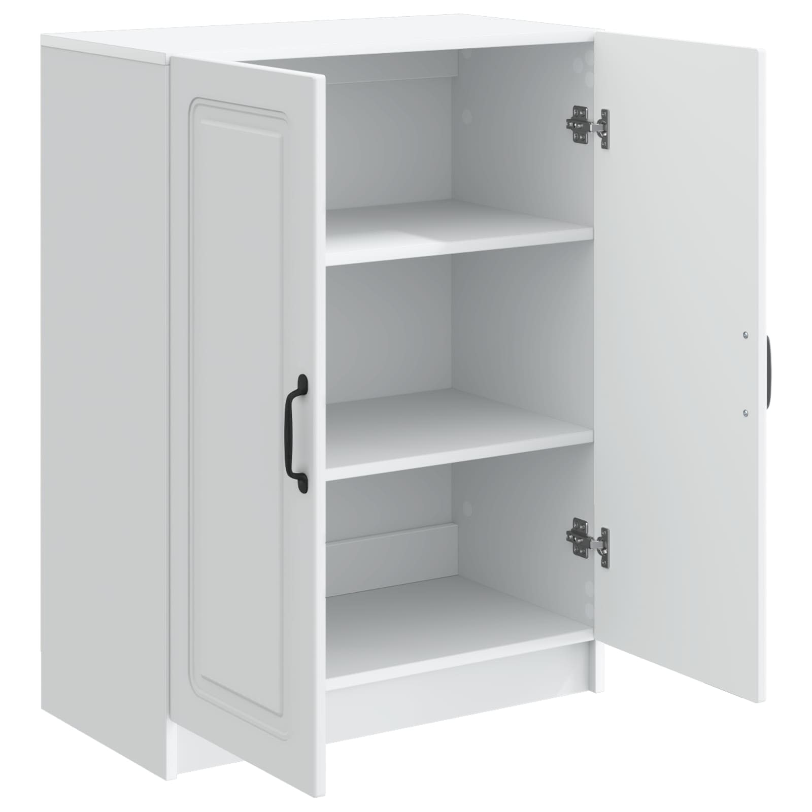 vidaXL Dressoir Zwart 66 x 34,5 x 87 cm Bewerkt hout