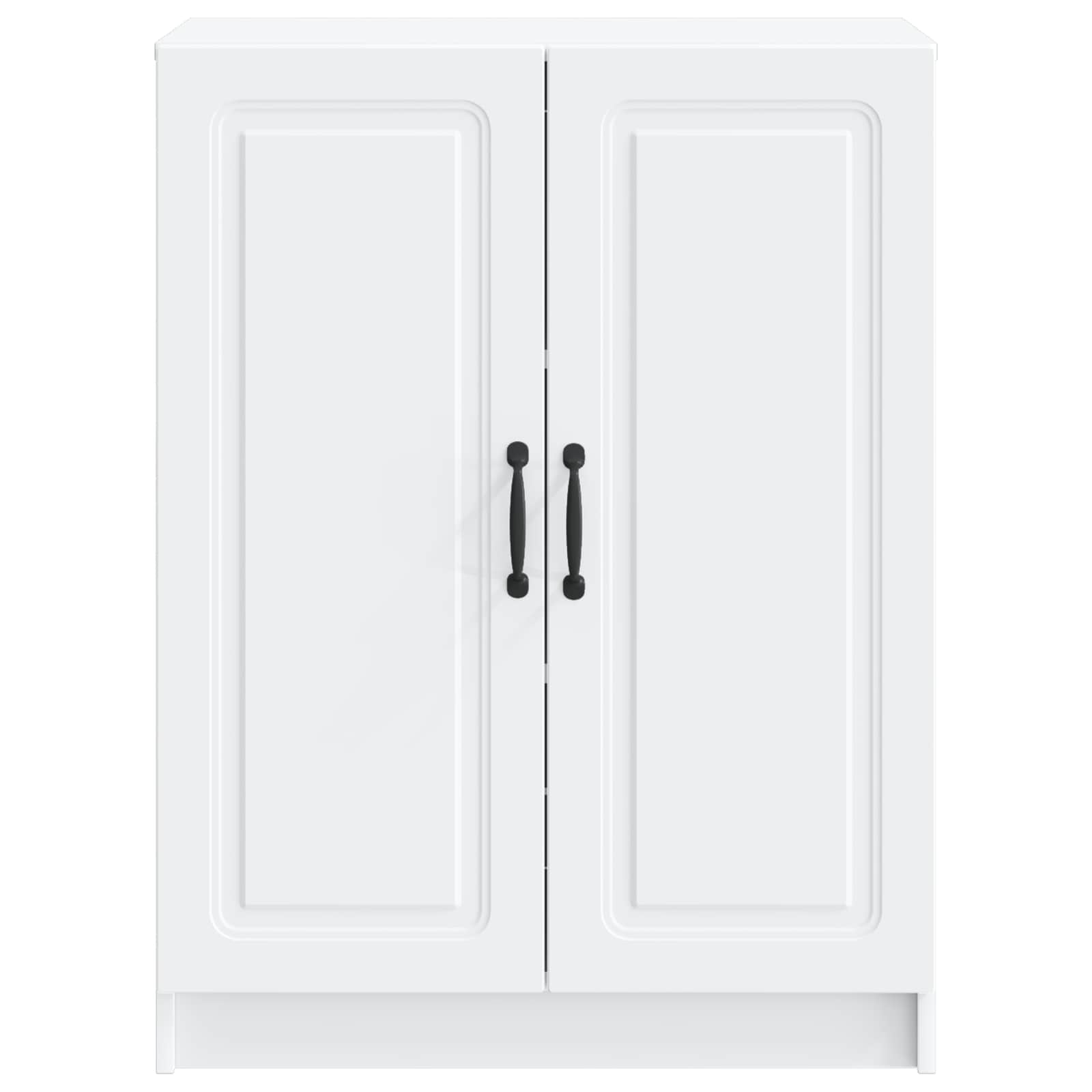 vidaXL Dressoir Zwart 66 x 34,5 x 87 cm Bewerkt hout
