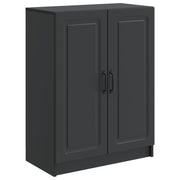 vidaXL Dressoir Zwart 66 x 34,5 x 87 cm Bewerkt hout