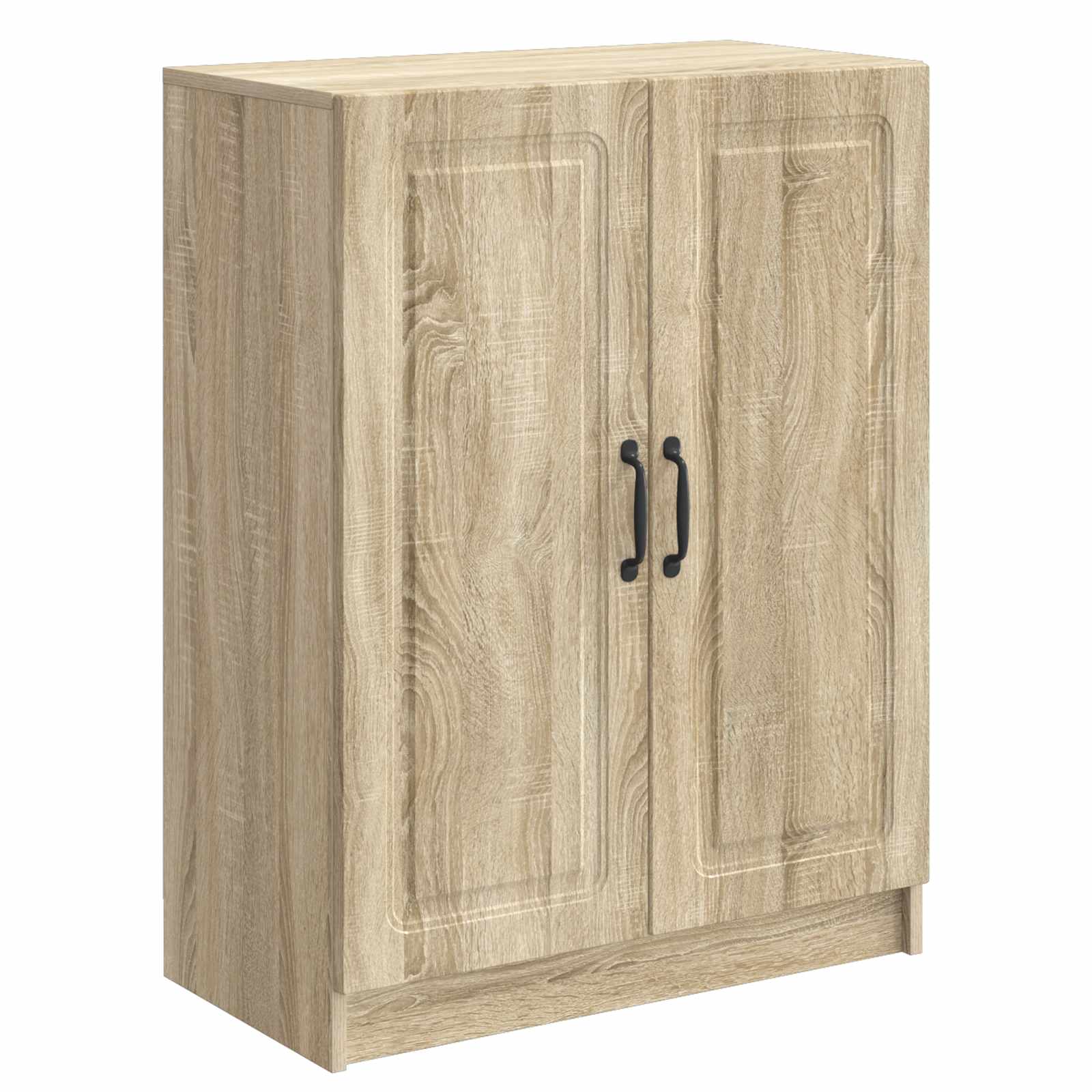 vidaXL Dressoir Zwart 66 x 34,5 x 87 cm Bewerkt hout