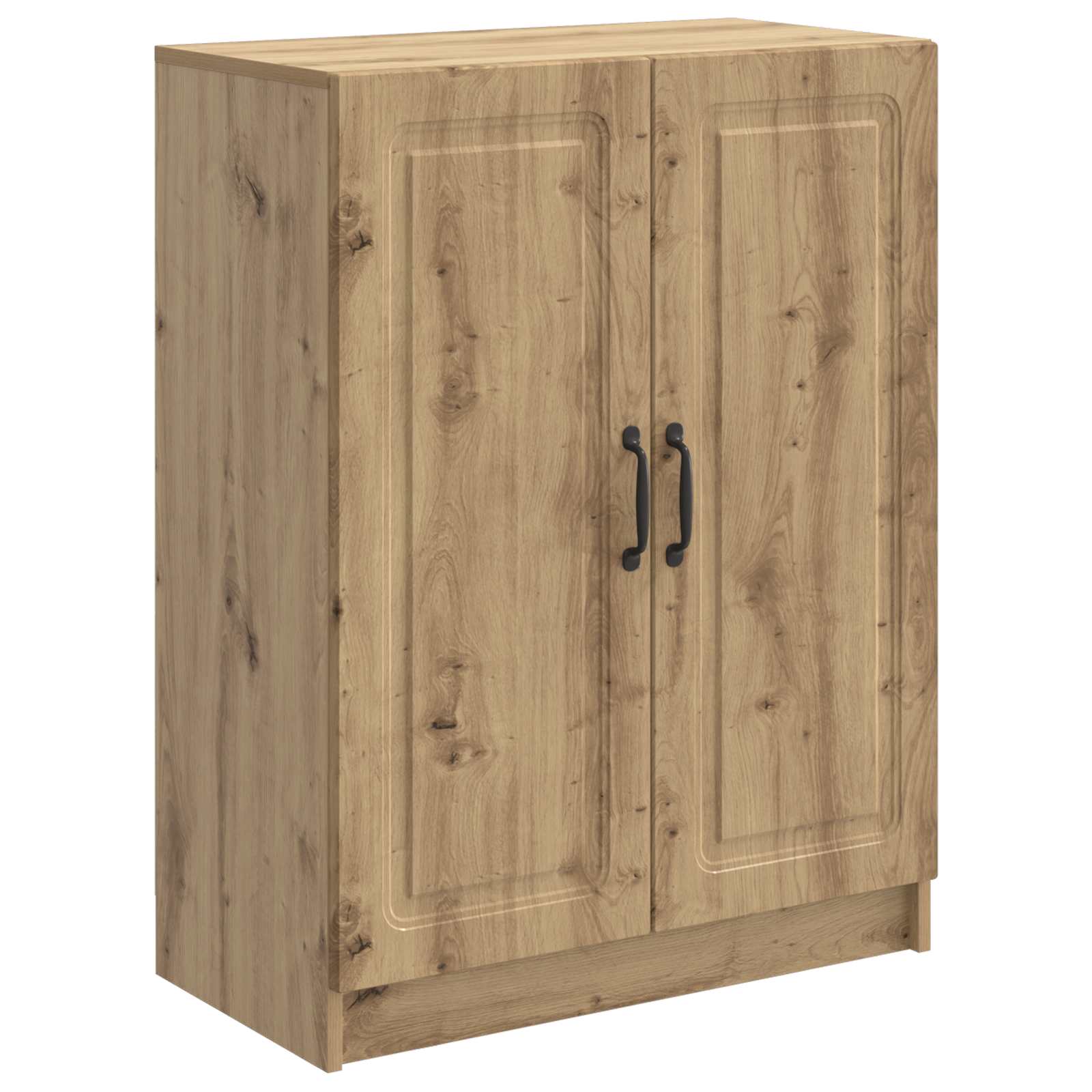 vidaXL Dressoir Zwart 66 x 34,5 x 87 cm Bewerkt hout