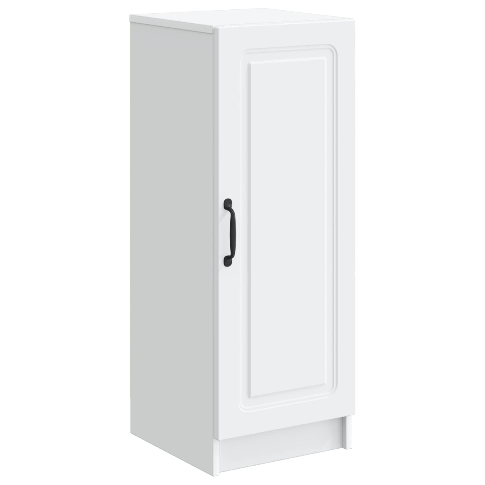 vidaXL Dressoir Zwart 33 x 34,5 x 87 cm Bewerkt hout
