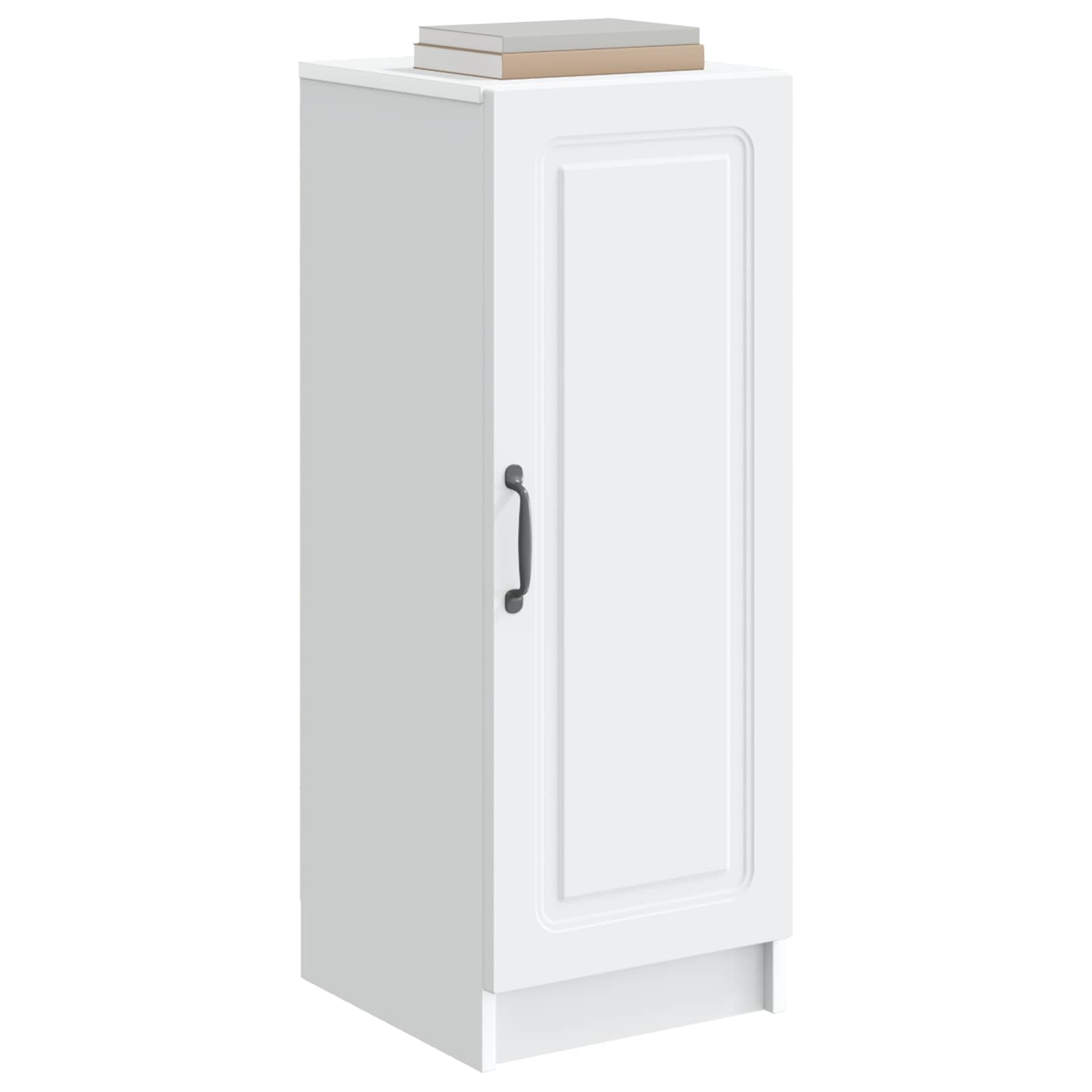 vidaXL Dressoir Zwart 33 x 34,5 x 87 cm Bewerkt hout