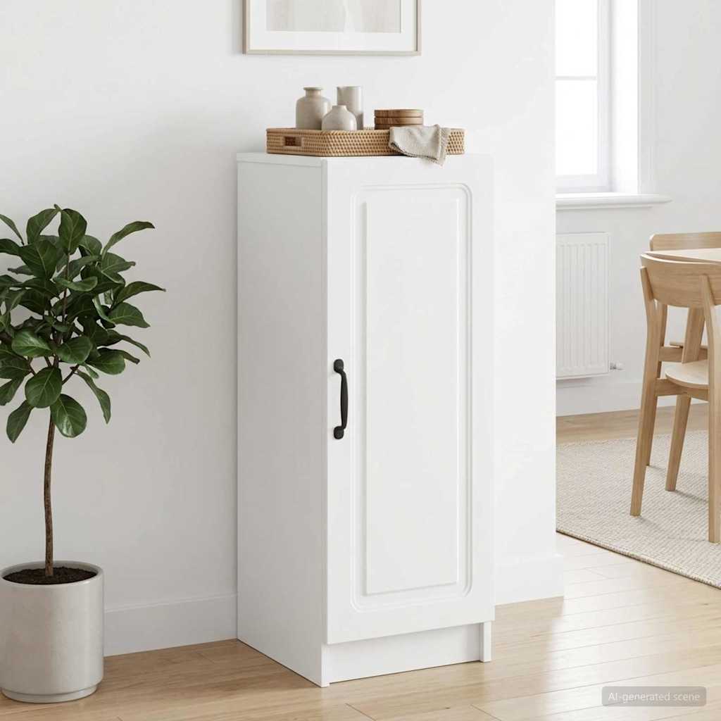 vidaXL Dressoir Zwart 33 x 34,5 x 87 cm Bewerkt hout