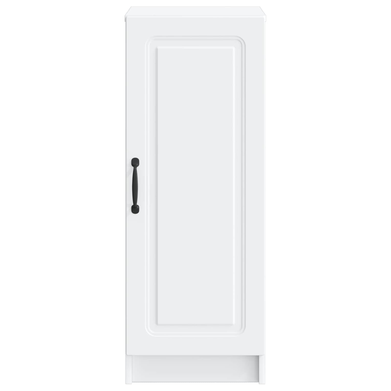 vidaXL Dressoir Zwart 33 x 34,5 x 87 cm Bewerkt hout