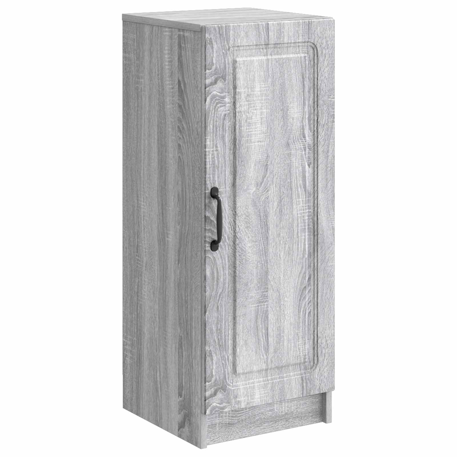 vidaXL Dressoir Zwart 33 x 34,5 x 87 cm Bewerkt hout
