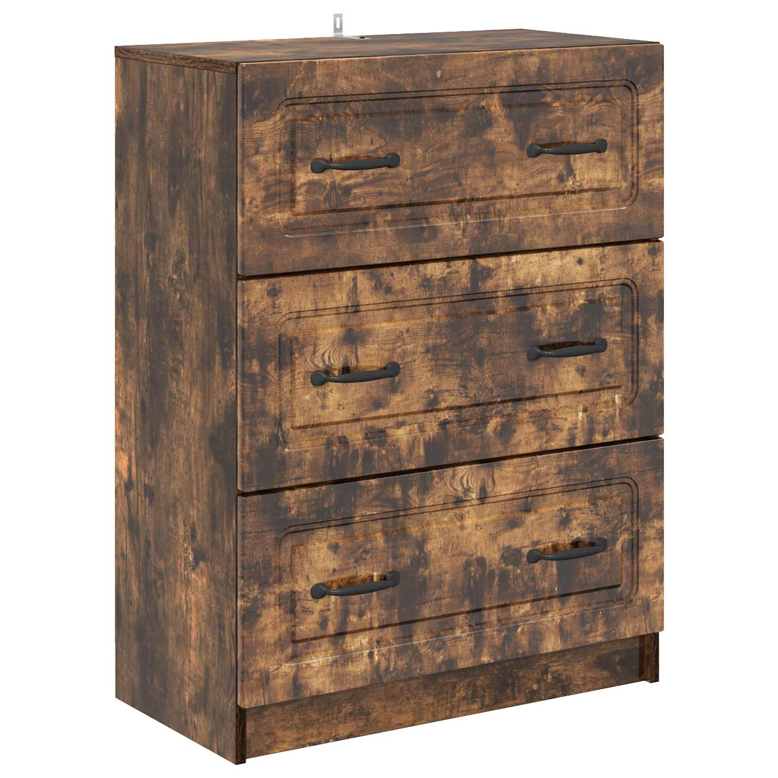 vidaXL Ladenkast Zwart 66 x 34,5 x 87 cm Bewerkt hout