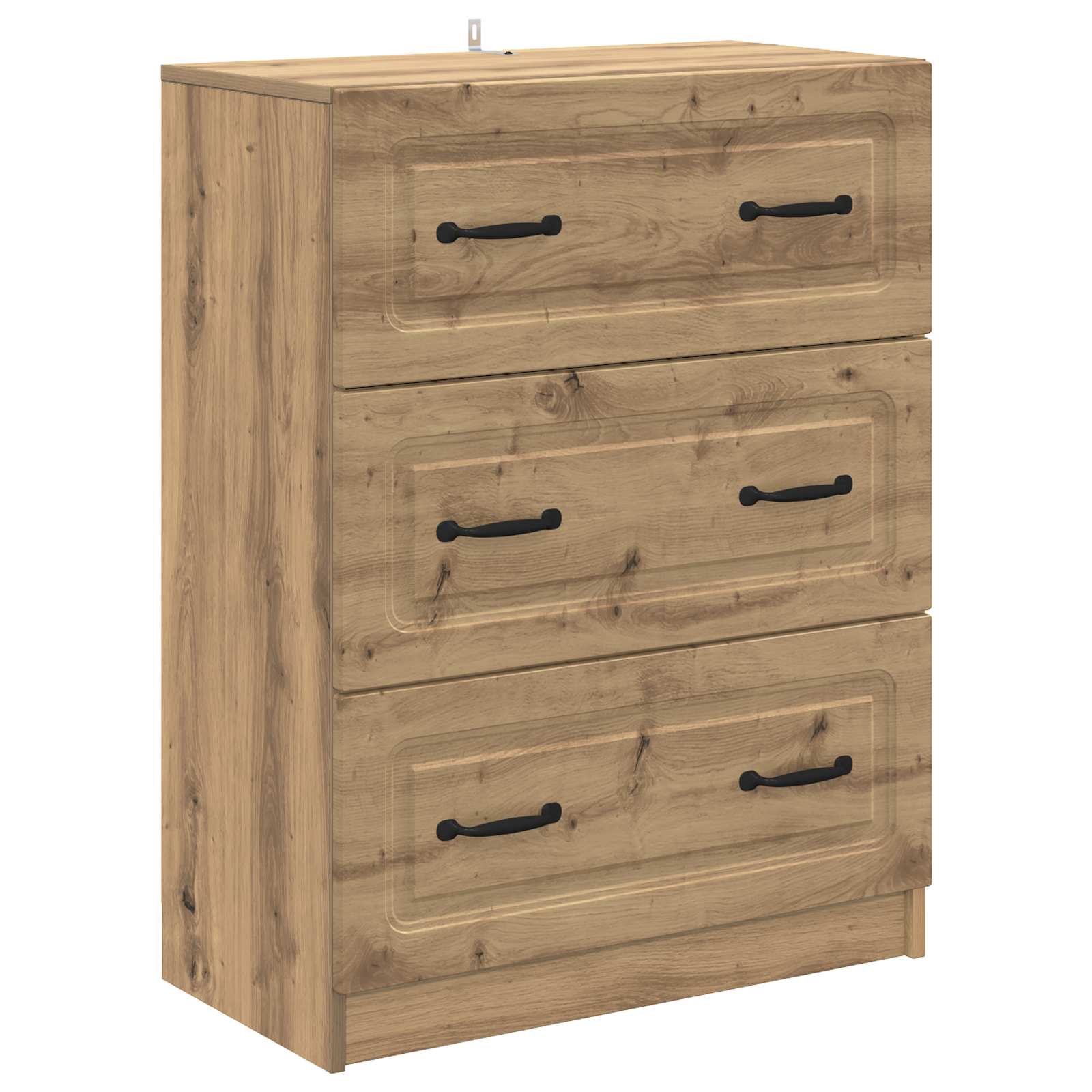 vidaXL Ladenkast Zwart 66 x 34,5 x 87 cm Bewerkt hout