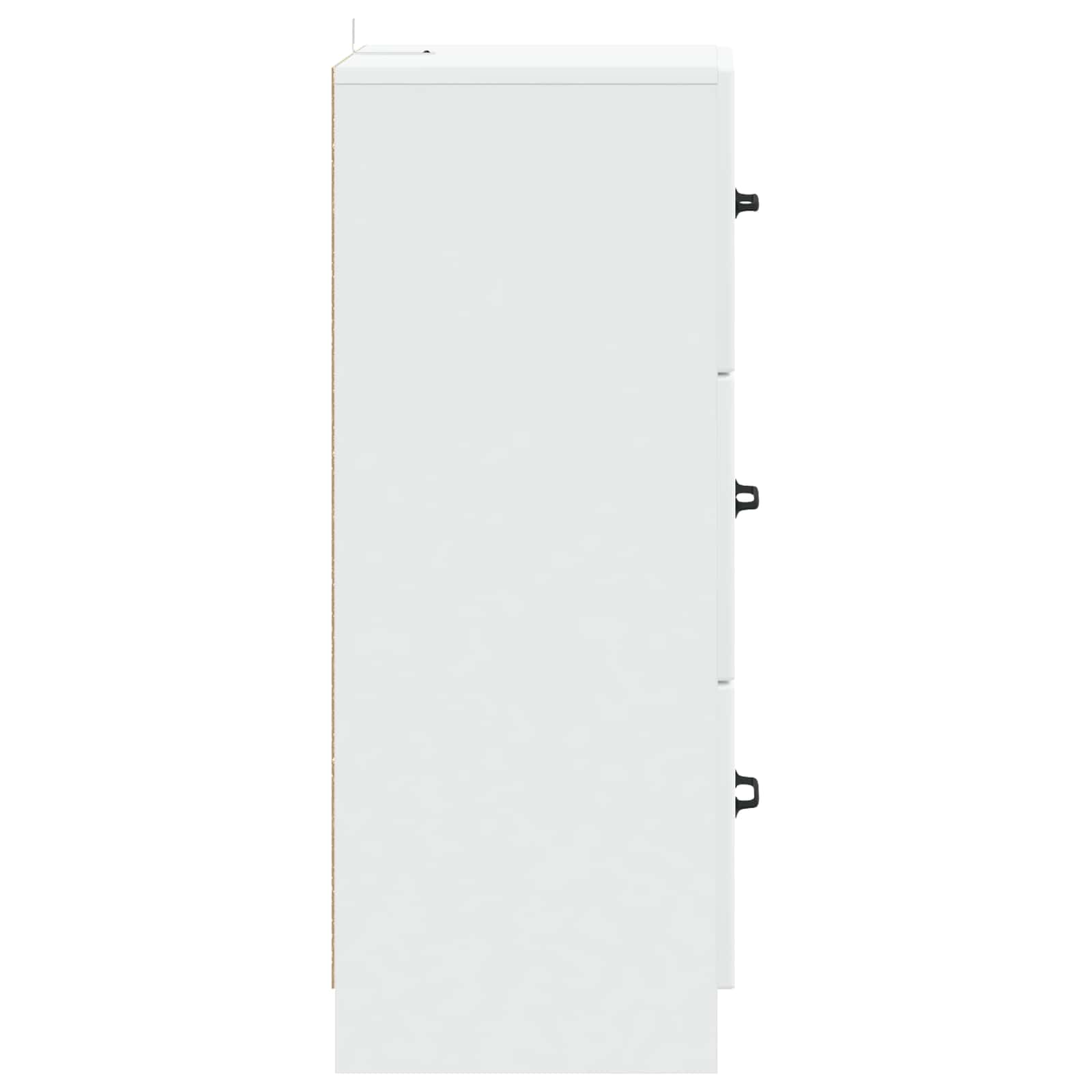 vidaXL Ladenkast Zwart 33 x 34,5 x 87 cm Bewerkt hout