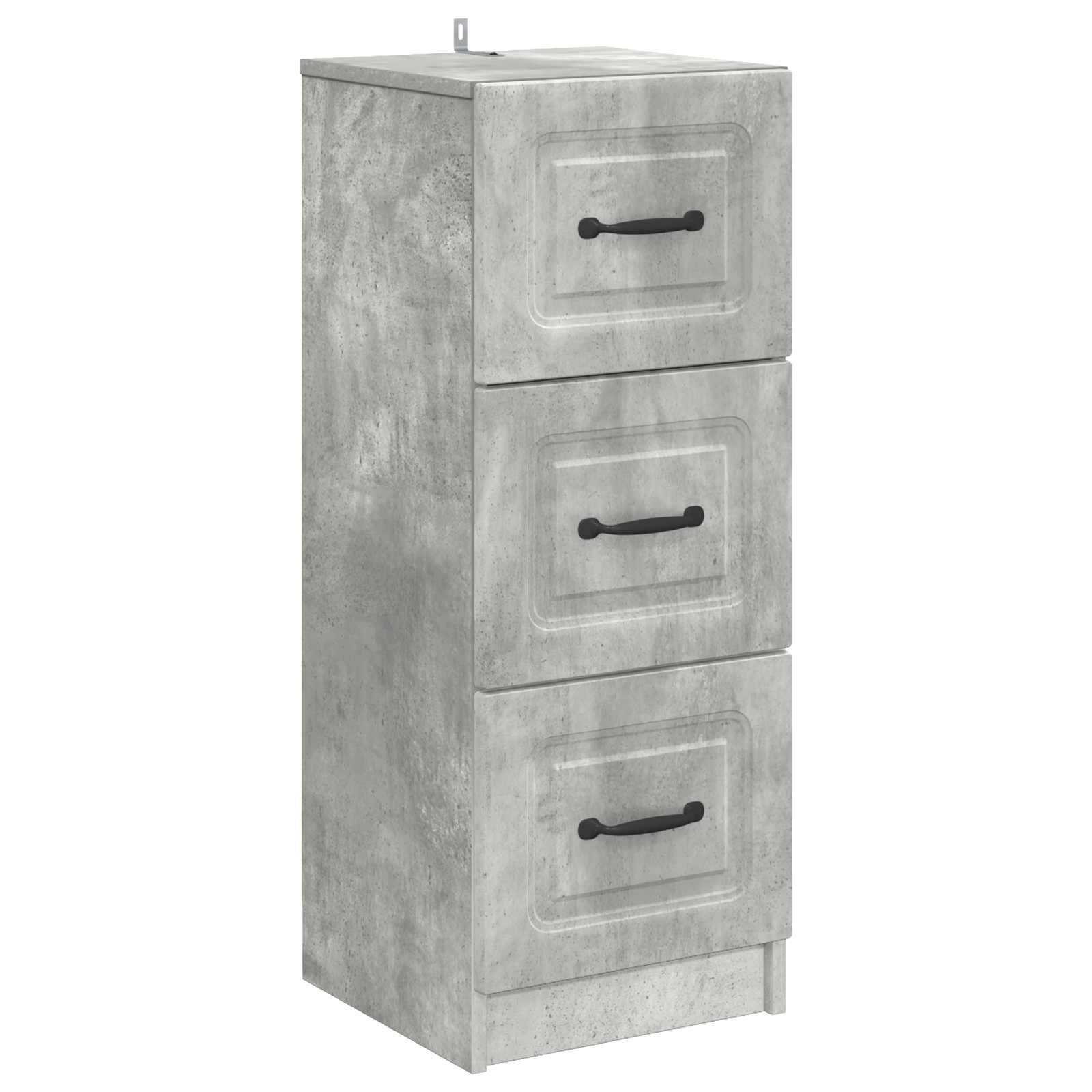 vidaXL Ladenkast Zwart 33 x 34,5 x 87 cm Bewerkt hout